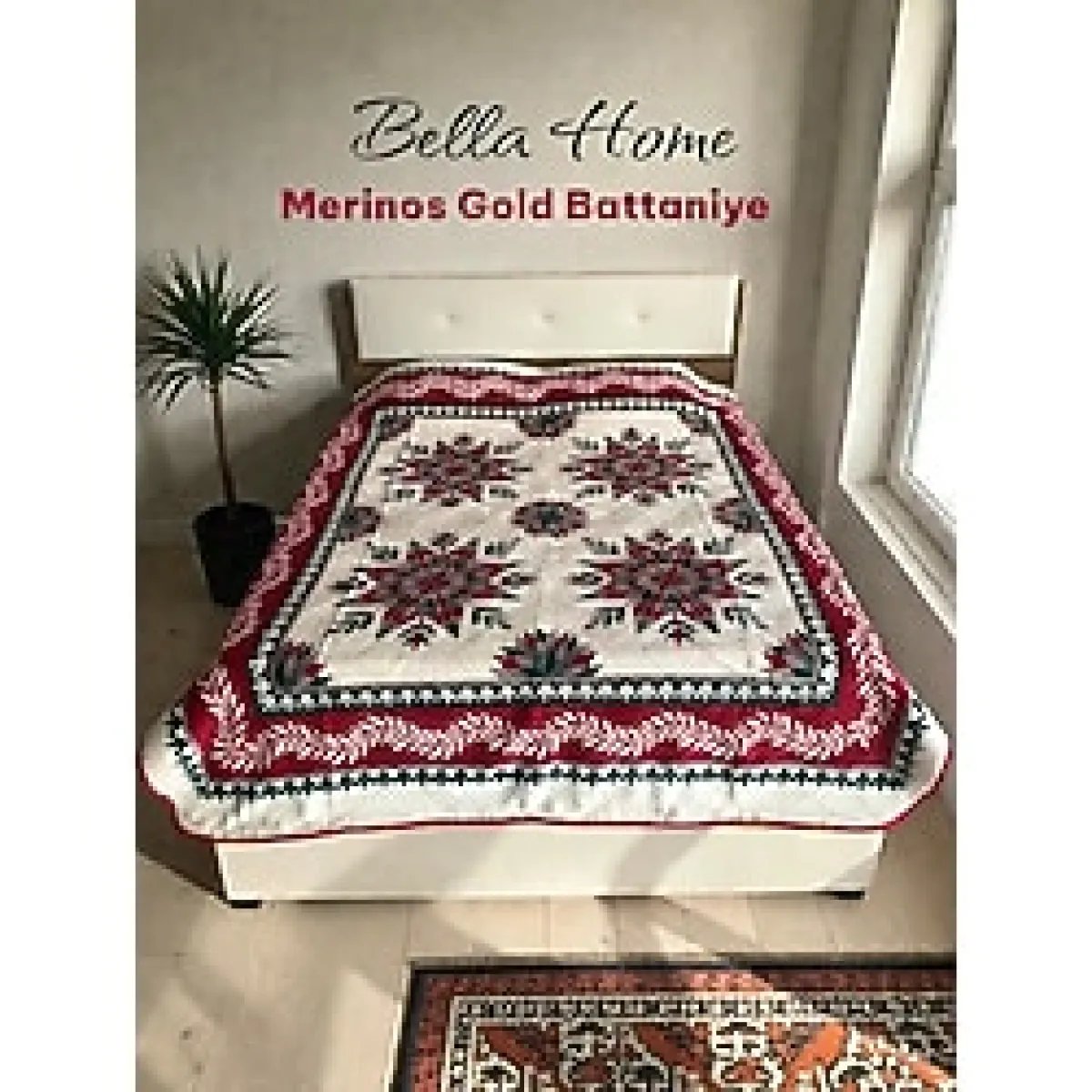 Gold 4,5 Kg Çift Kişilik Kalın Battaniye - 200x240 - Orijinal Pvc Çantalı