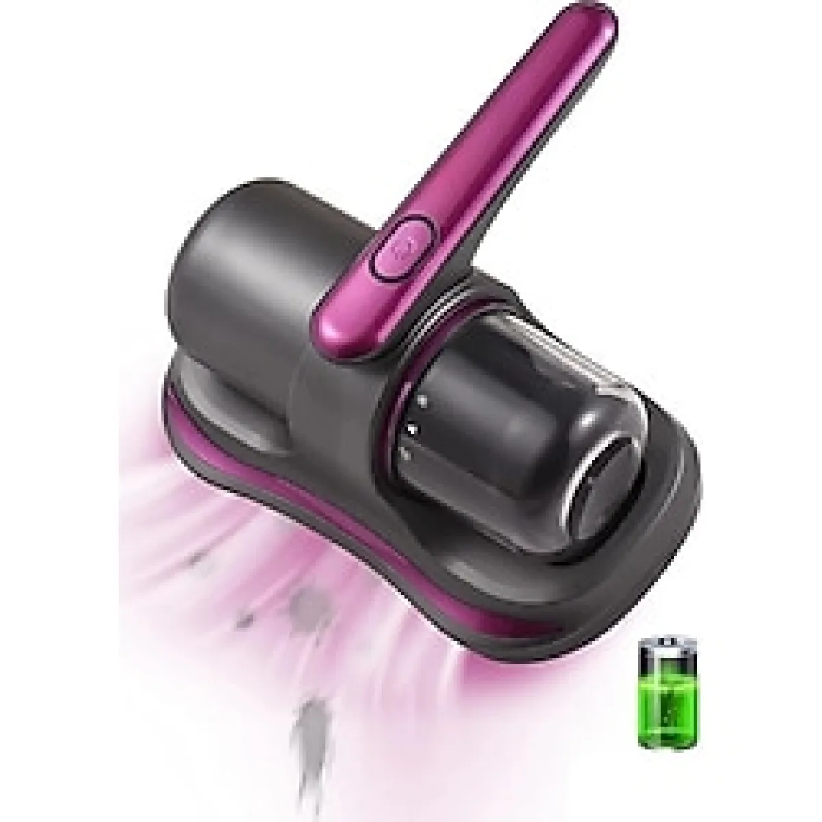 Gri Kablosuz Şarjlı Yatak Kanepe Halı Temizleme Süpürgesi Uv Işınlı - Antrasit - Seçenek 1