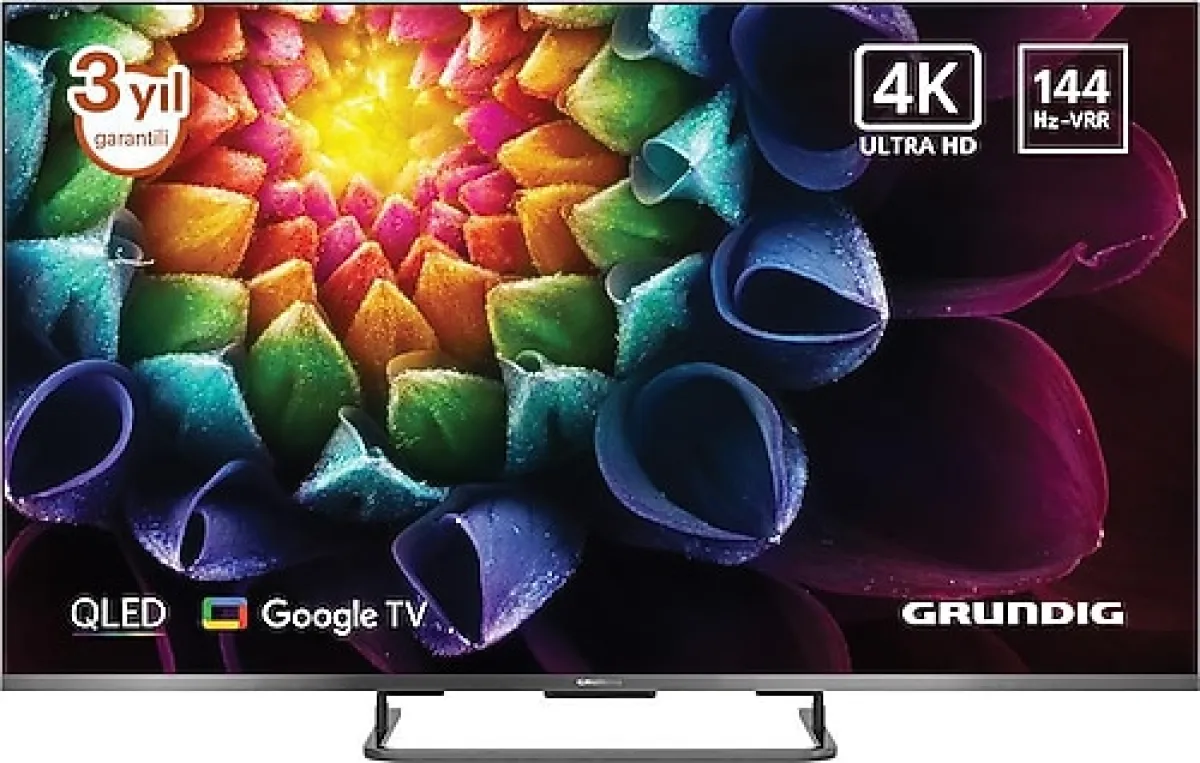 Grundig 55 GQ 850A 4K Ultra HD 55" 140 Ekran Uydu Alıcılı Google Smart QLED TV