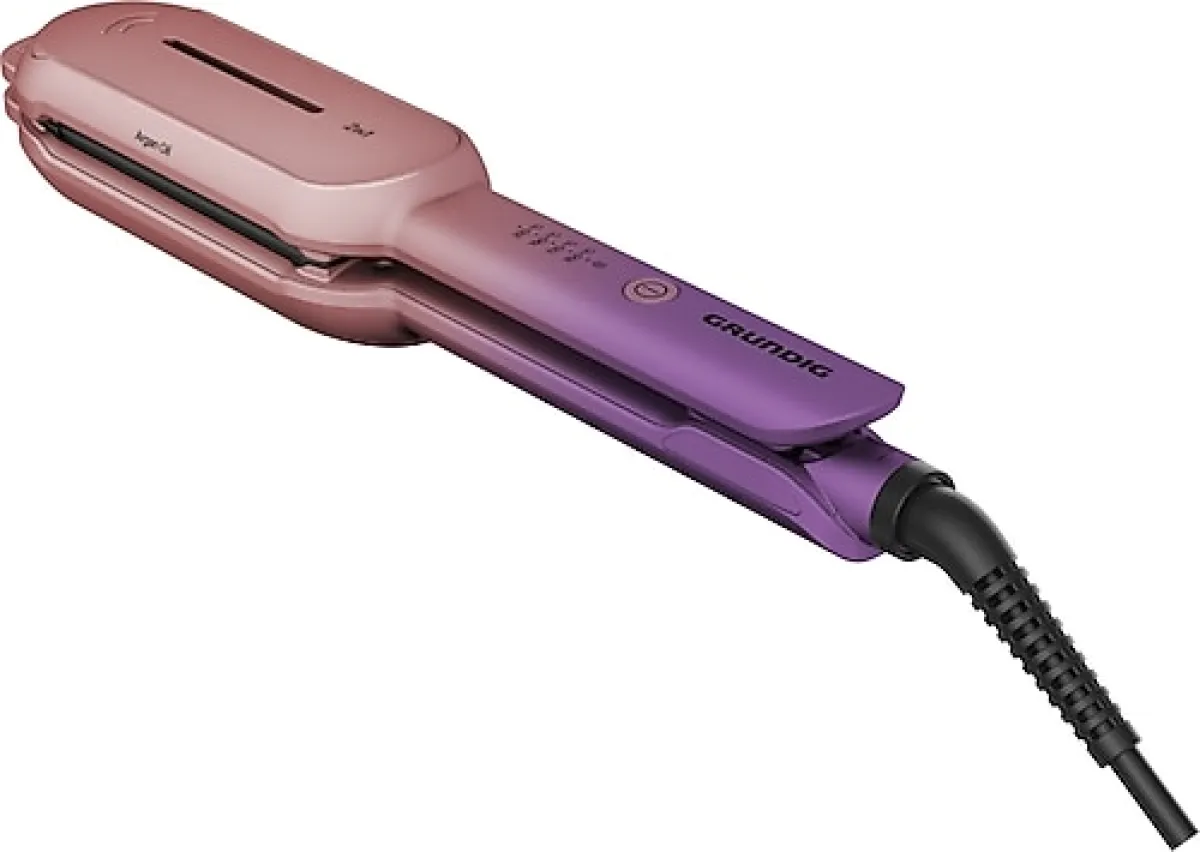 Grundig HS 8331 BotanikaTwist 2in1 Pembe Saç Düzleştirici ve Wag Maşası