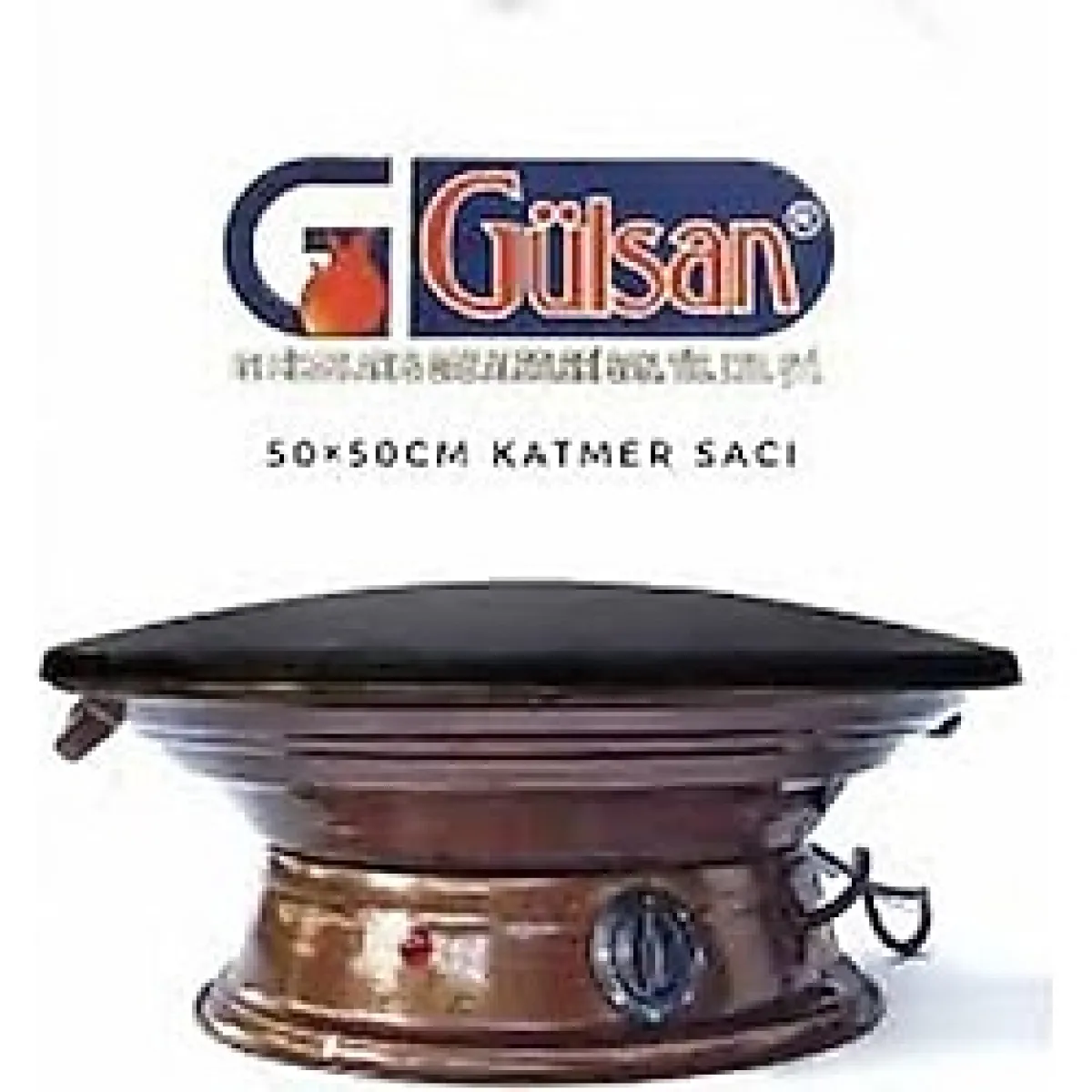 gülsan Kara Sac Elektrikli Termostatlı Gözleme Sacı Katmer Sacı Yufka Sacı 1. Kalite