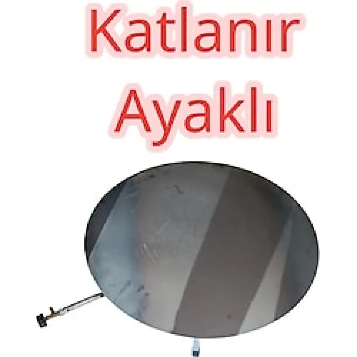 Güryan Katlanır Ayaklı Tüplü Saç 65 Cm Gözleme Katmer Yufka Sacı