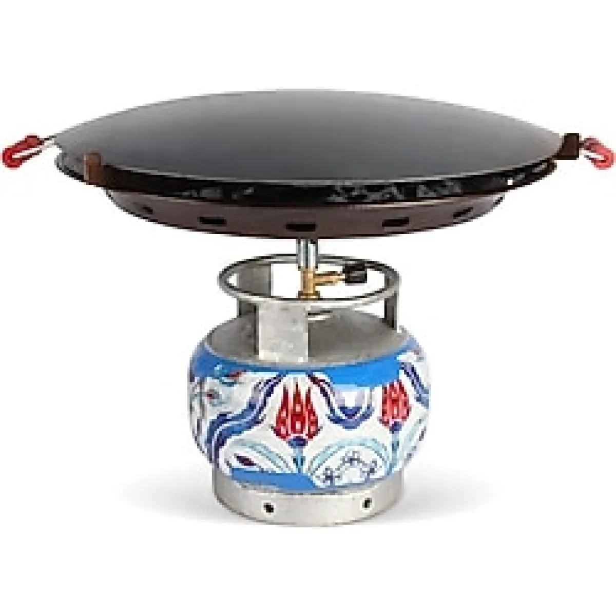 Güryan Tüp Üstü Ekmek ve Kavurma Sacı 45 cm - Siyah