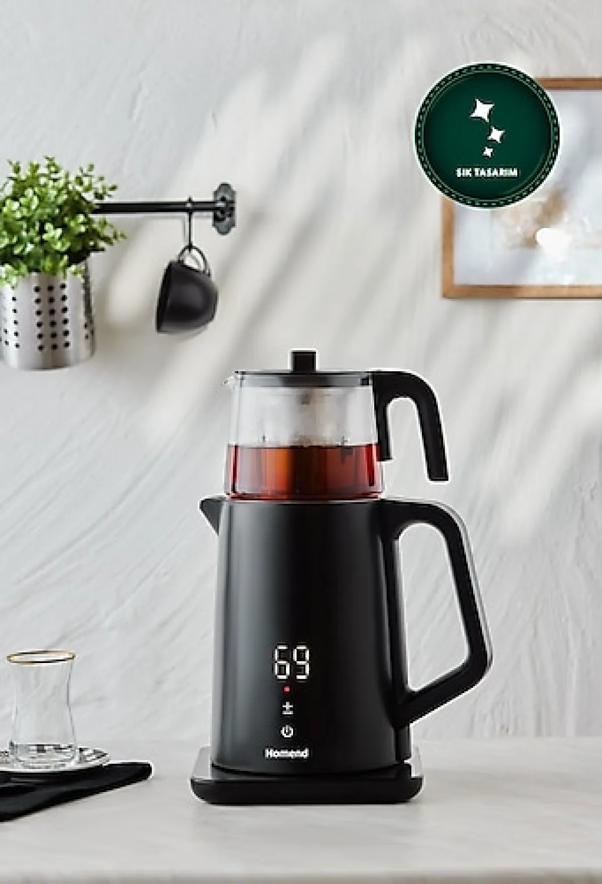 Homend Royaltea Cooltouch 1795H Konuşan 1800 W Çay Makinesi