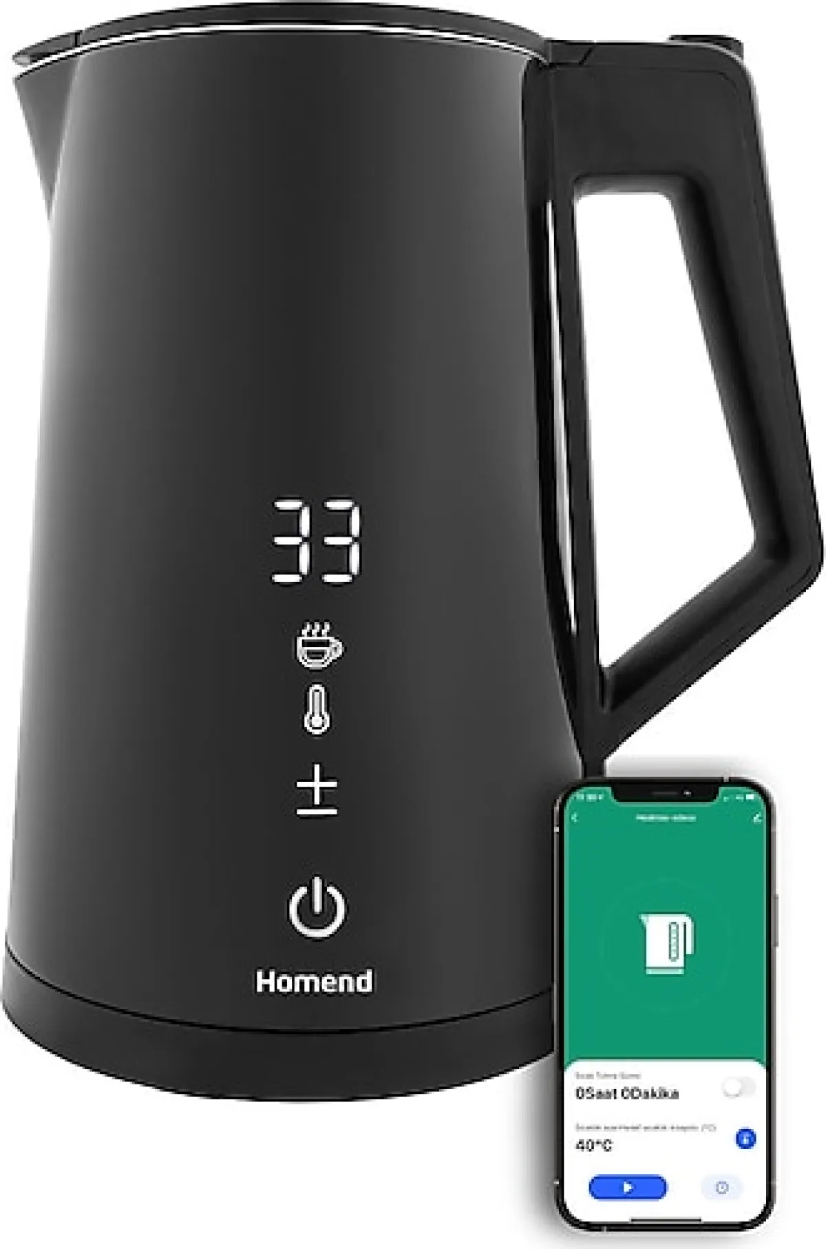 Homend Smart Heatrow 1616H WiFi 2200 W Çelik Kettle