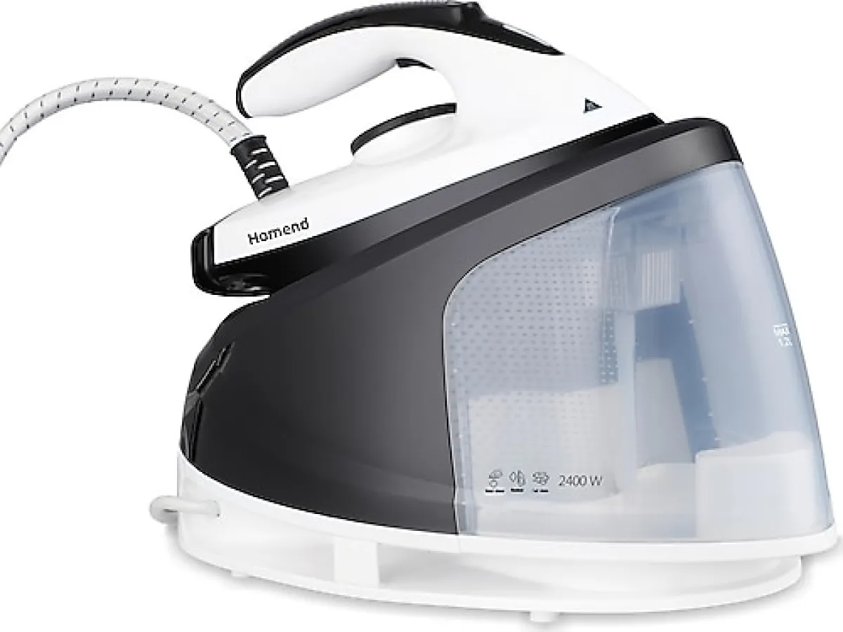 Homend Steamwork 1167H Siyah Beyaz 2400 W Buhar Kazanlı Ütü