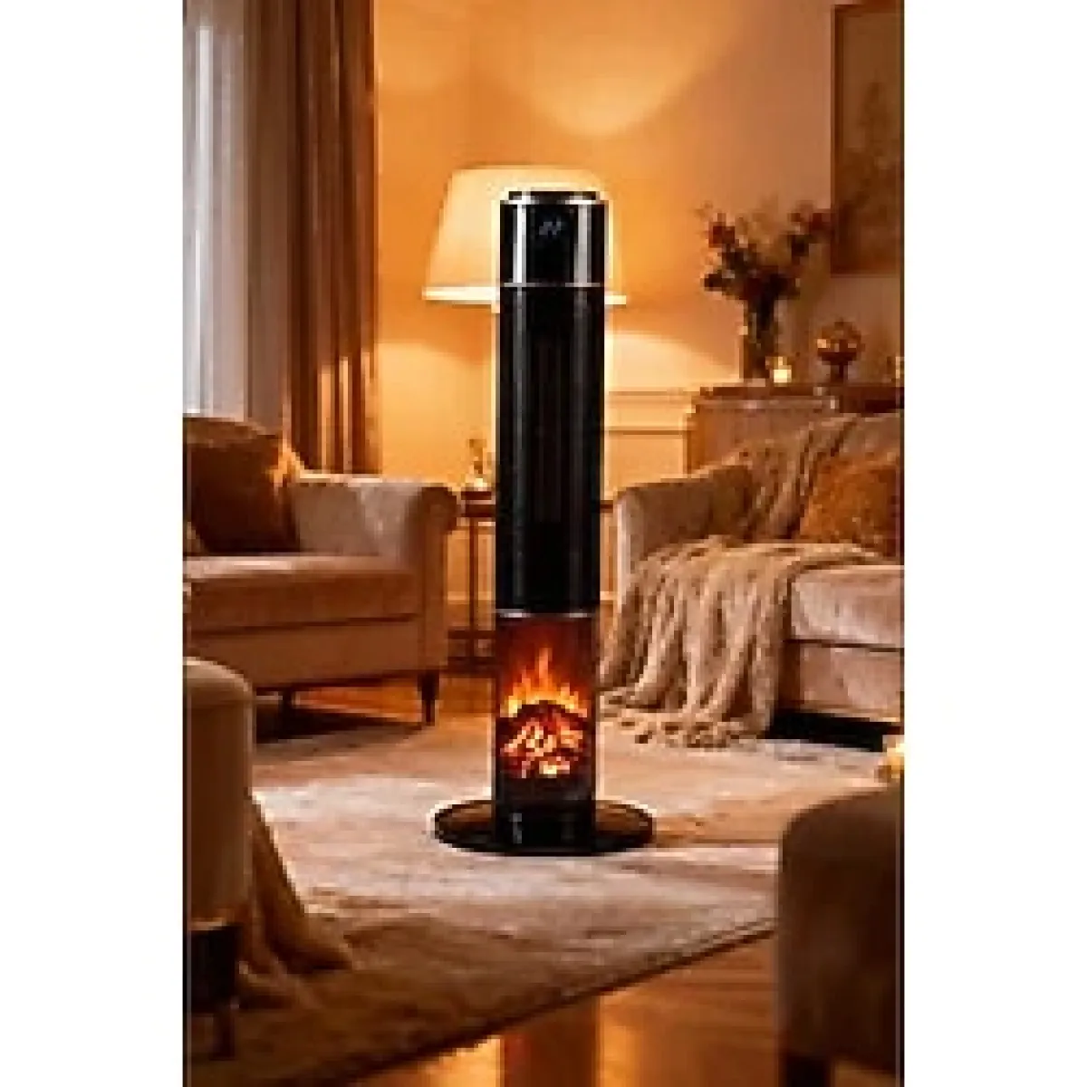 Hoogar German 2071 L Oval Uzaktan Kumandalı Kule Tipi Seramik Fanlı Isıtıcı