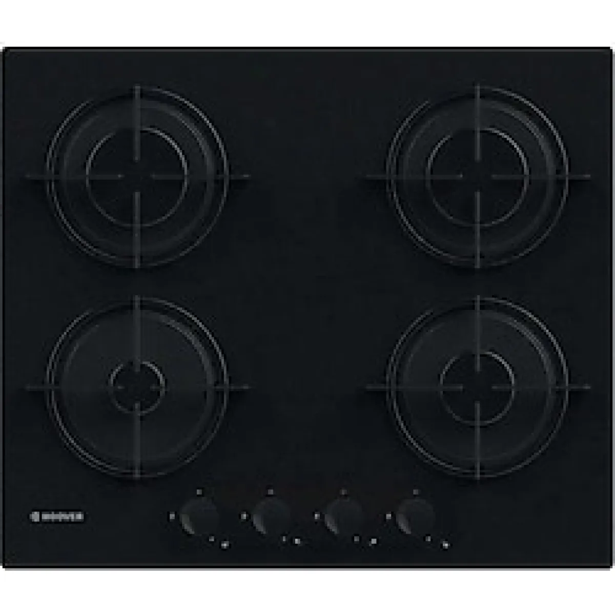 Hoover HVW6MBB Siyah Cam Ankastre Ocak