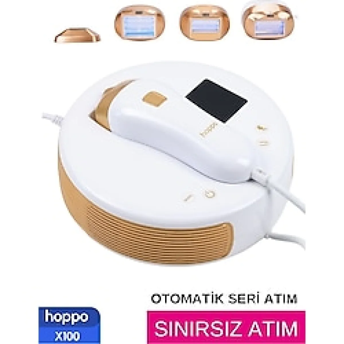 hoppo X100 Ipl Buz Lazer Epilasyon Cihazı Sınırsız Atım 10 Kademe Ultra Güçlü