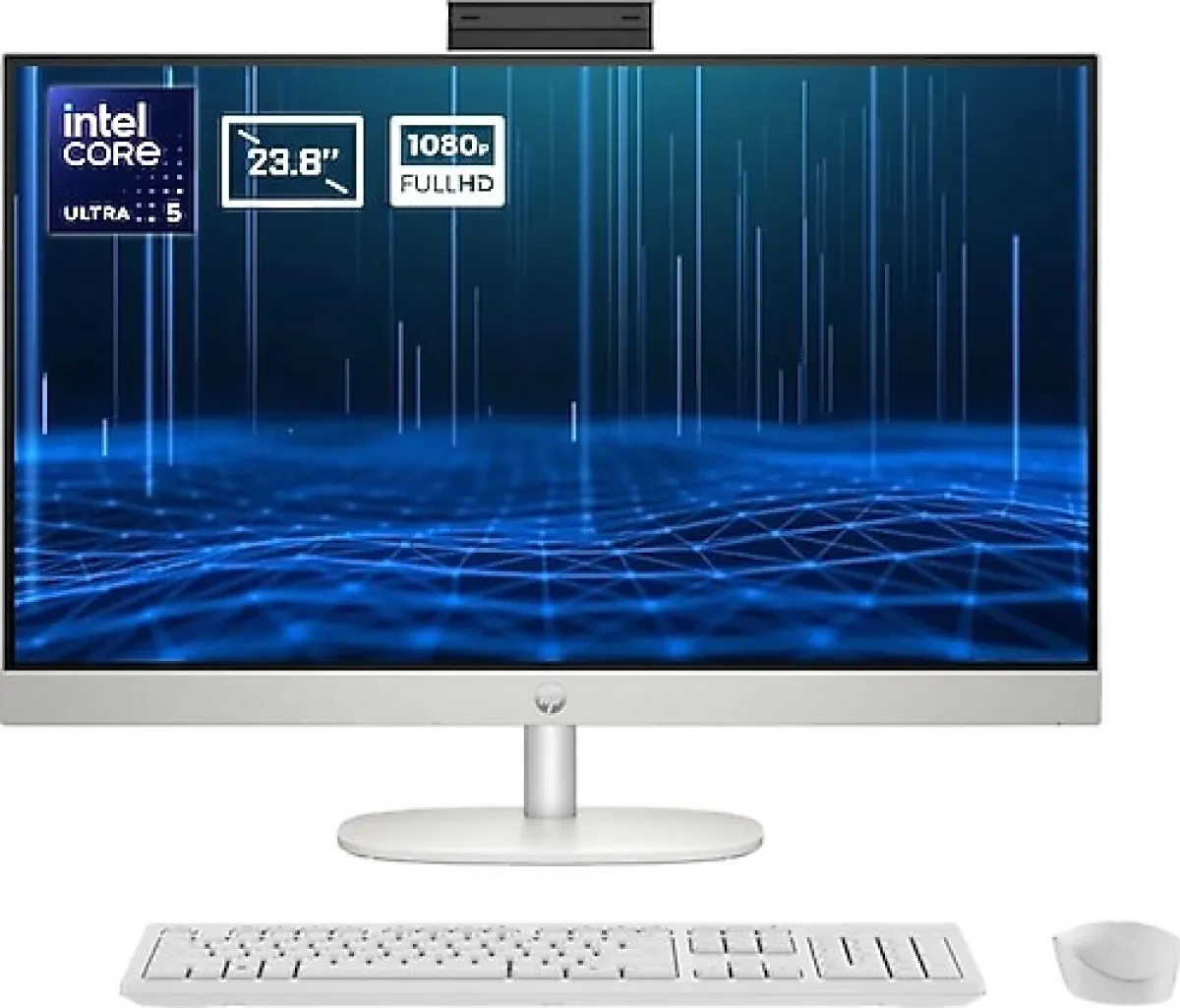 HP 24-CR1021NT B05RSEA Ultra 5 125U 16 GB 512 GB SSD Intel Graphics 23.8" Full HD All in One PC