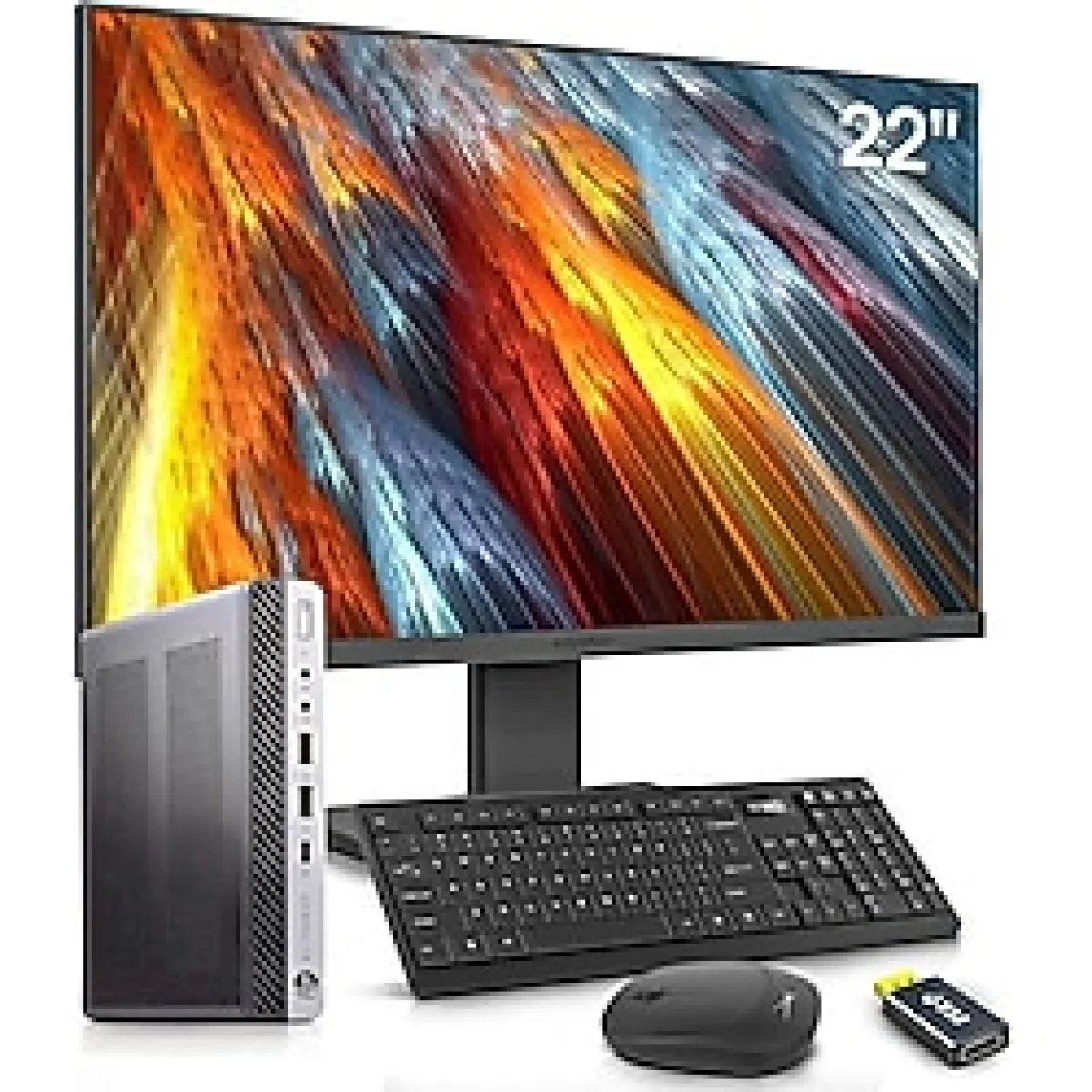 Hp Elite Pro 22 Aıo İ7-7700T 16GB 512GB SSD 22INC IPS W11P + OFFICE2024 - Açık Gri