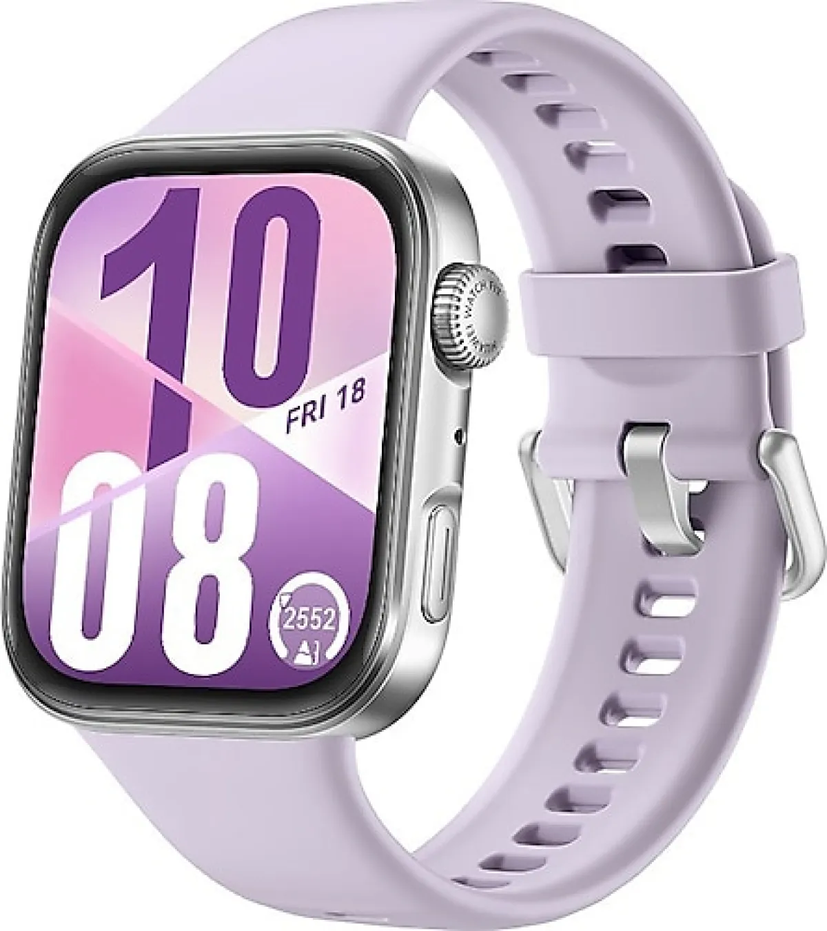 Huawei Watch Fit 4 Mor Kauçuk Kayış Akıllı Saat