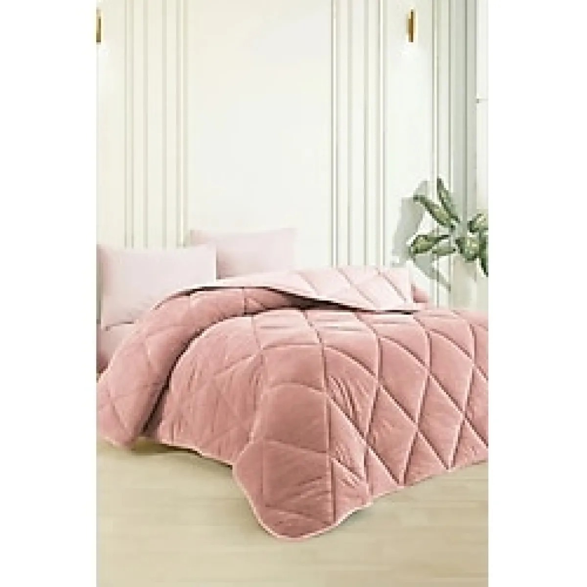 İlkim Tekstil Çift Kişilik Çift Taraflı 195X215 Lüx Welsoft Yorgan