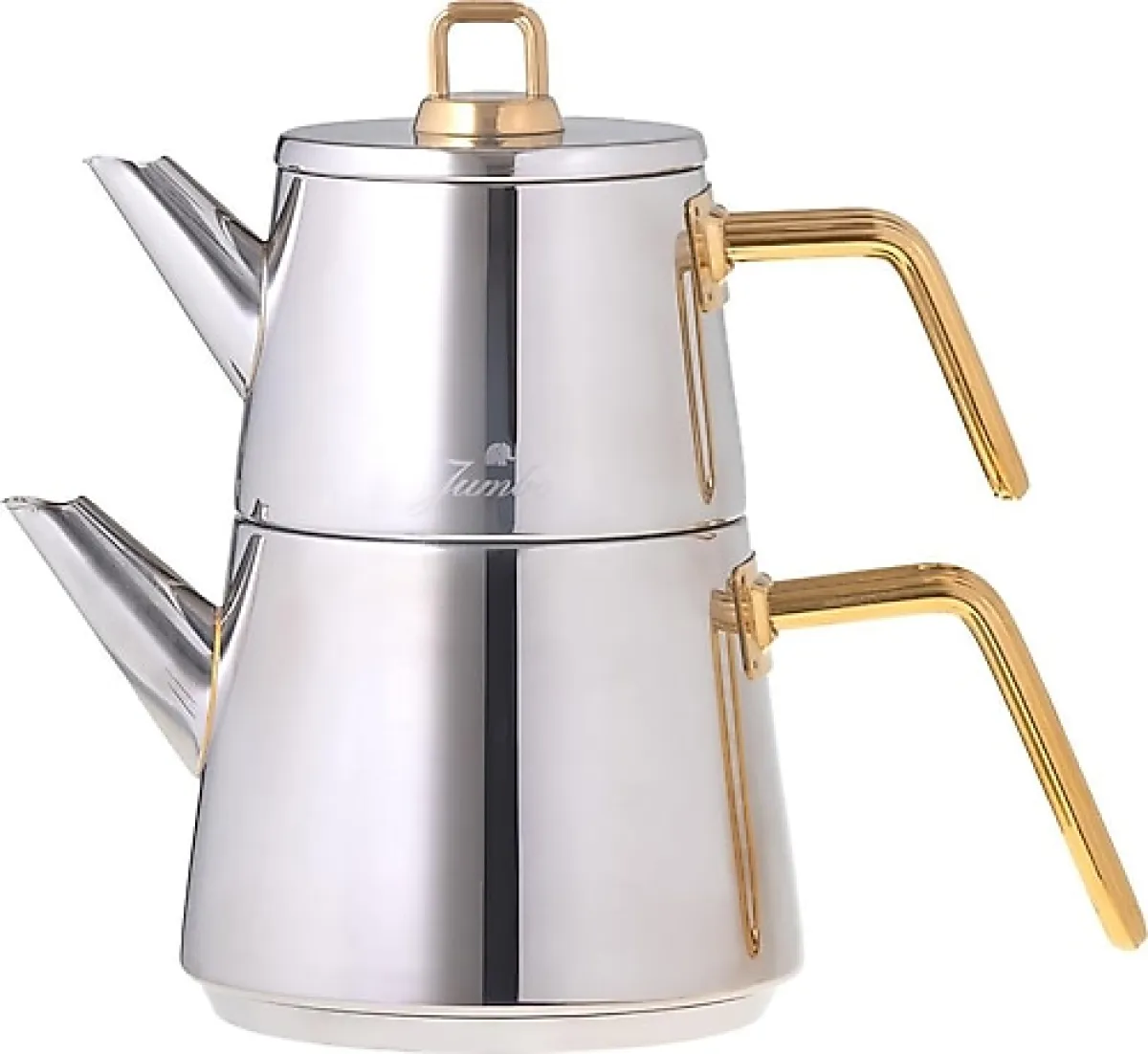 Jumbo Doha Titanyum Gold Çaydanlık