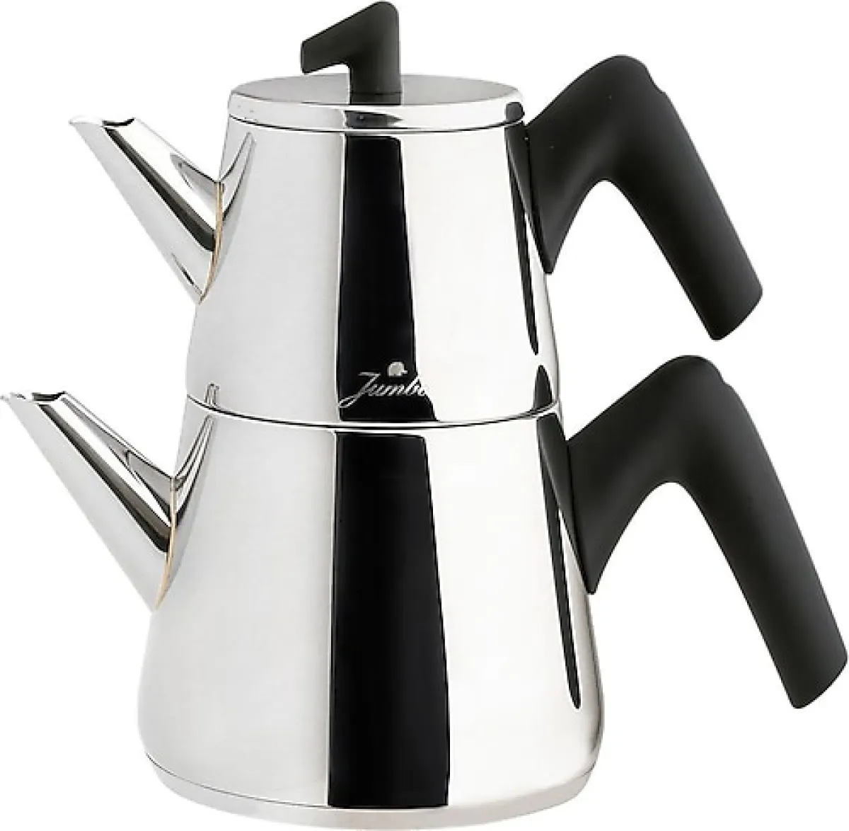 Jumbo Ground Steel Midi Boy Çelik Çaydanlık