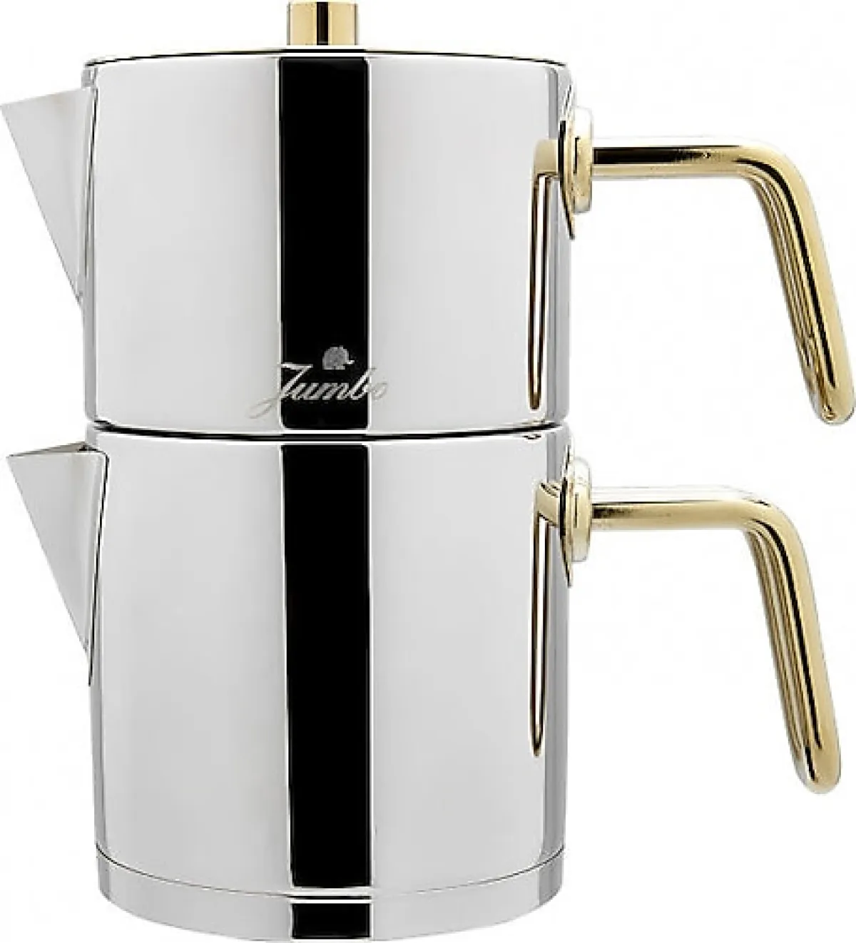 Jumbo Metalix Titanyum Gold Midi Boy Çaydanlık