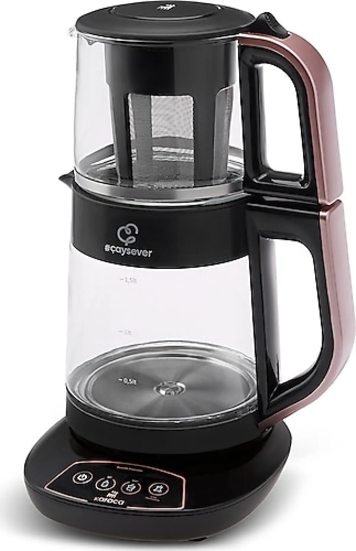 Karaca Çaysever 3in1 Konuşan Cam Çay Makinesi