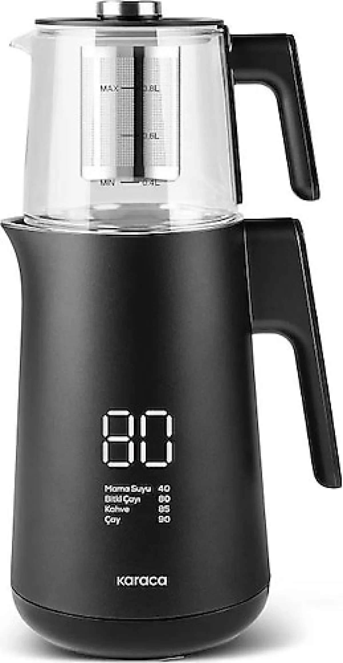 Karaca Cool Touch 1502 1500 W Cam Demlikli Çay Makinesi