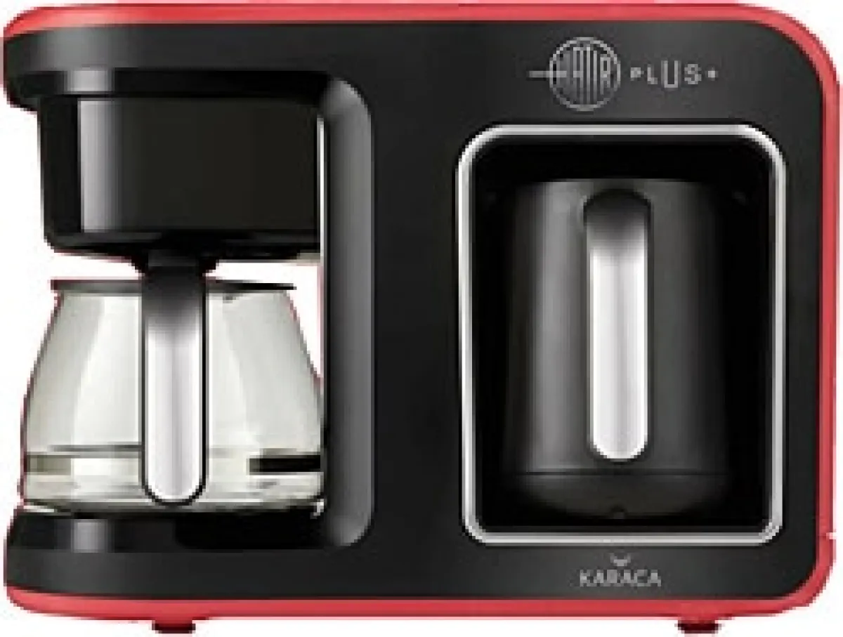 Karaca Hatır Plus 2 in 1 Kırmızı Filtre Kahve Makinesi