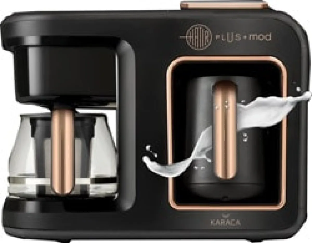 Karaca Hatır Plus Mod 5in1 Black Copper Çay ve Filtre Kahve Makinesi