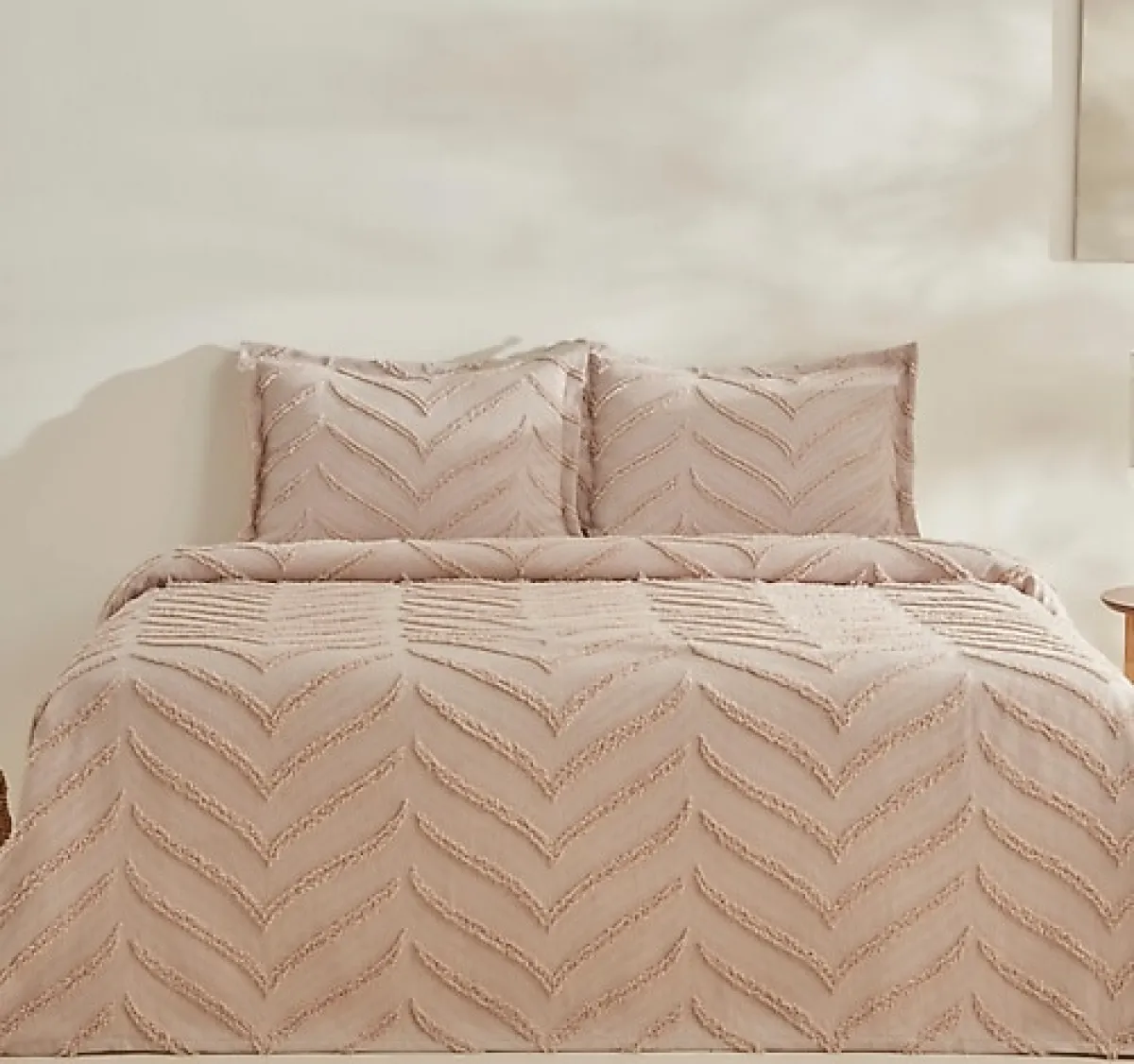 Karaca Home Arlina Geo Taş Çift Kişilik Yatak Örtüsü Takımı