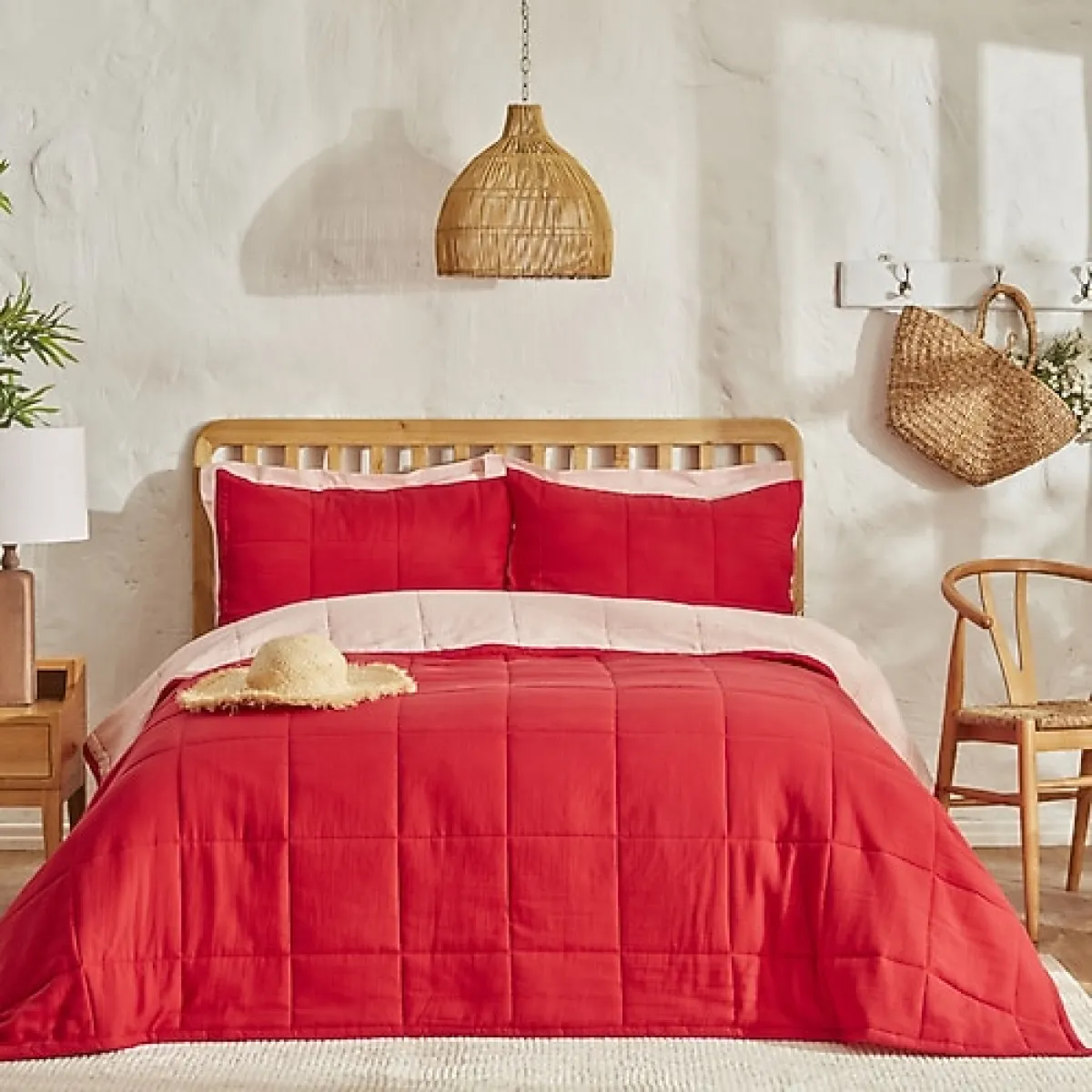 Karaca Home Barny Kırmızı Tek Kişilik Summer Comfort