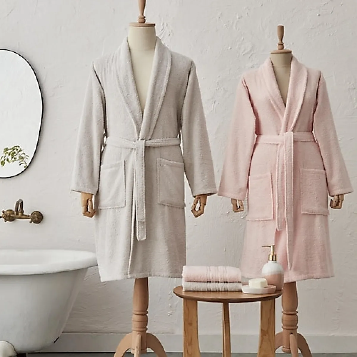 Karaca Home Carli Aile Bornoz Takımı