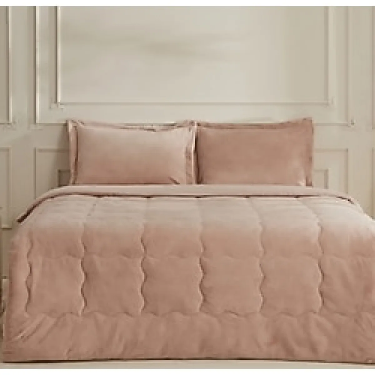 Karaca Home Flufy Çift Kişilik Soft Dream Comfort/Uyku Seti Pudra