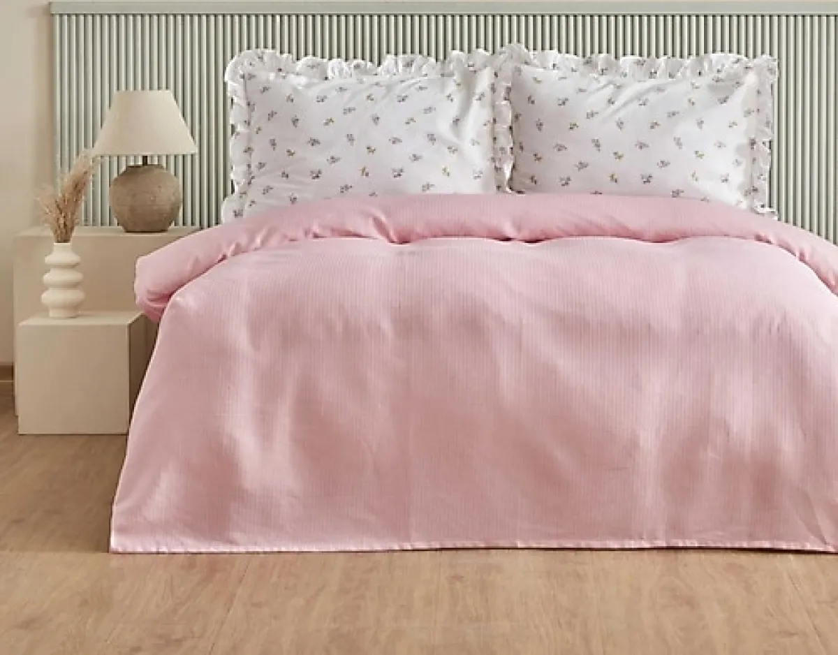 Karaca Home Lidya Pudra Çift Kişilik Pike Takımı