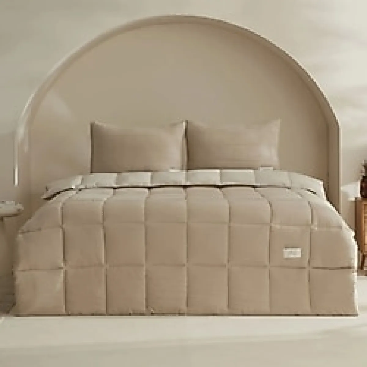 Karaca Home Relax Bej Çift Kişilik Comfort Uyku Seti