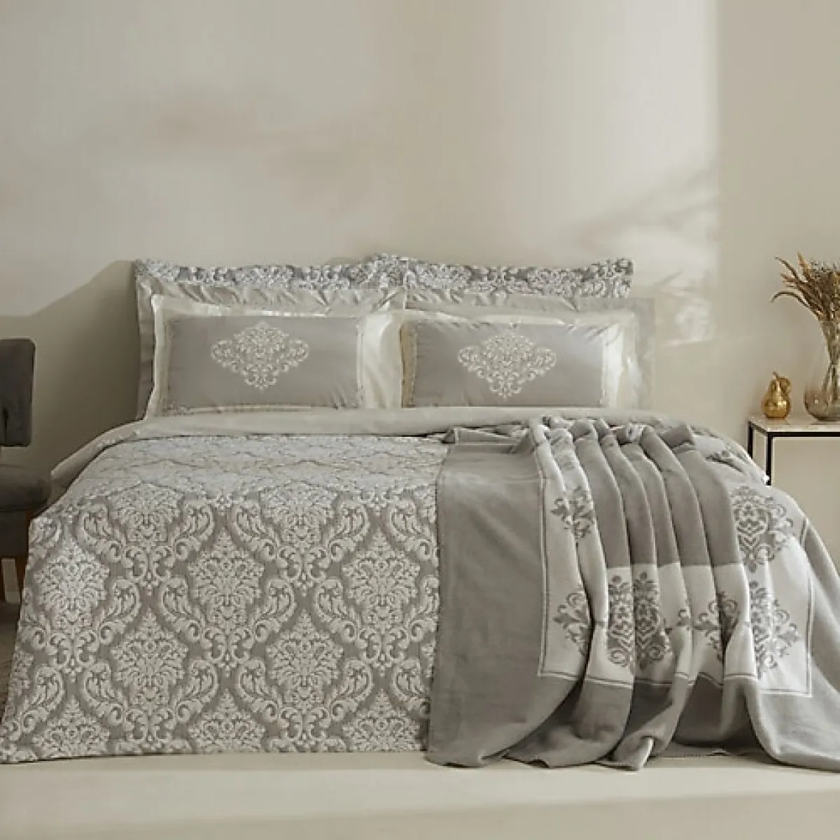 Karaca Home Timeless Gri 8 Parça Çeyiz Seti