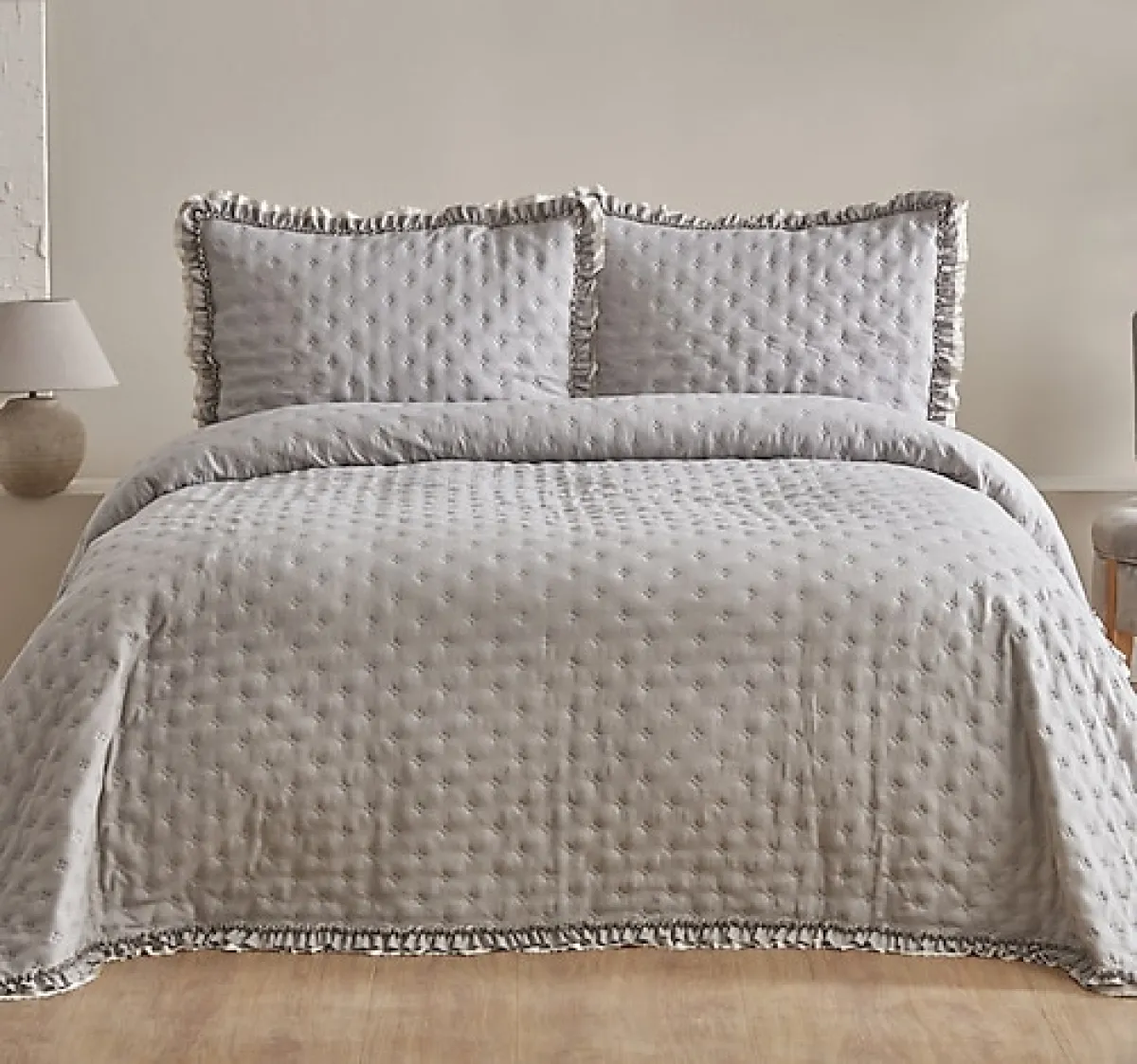 Karaca Home Viona Çift Kişilik Yatak Örtüsü Takımı