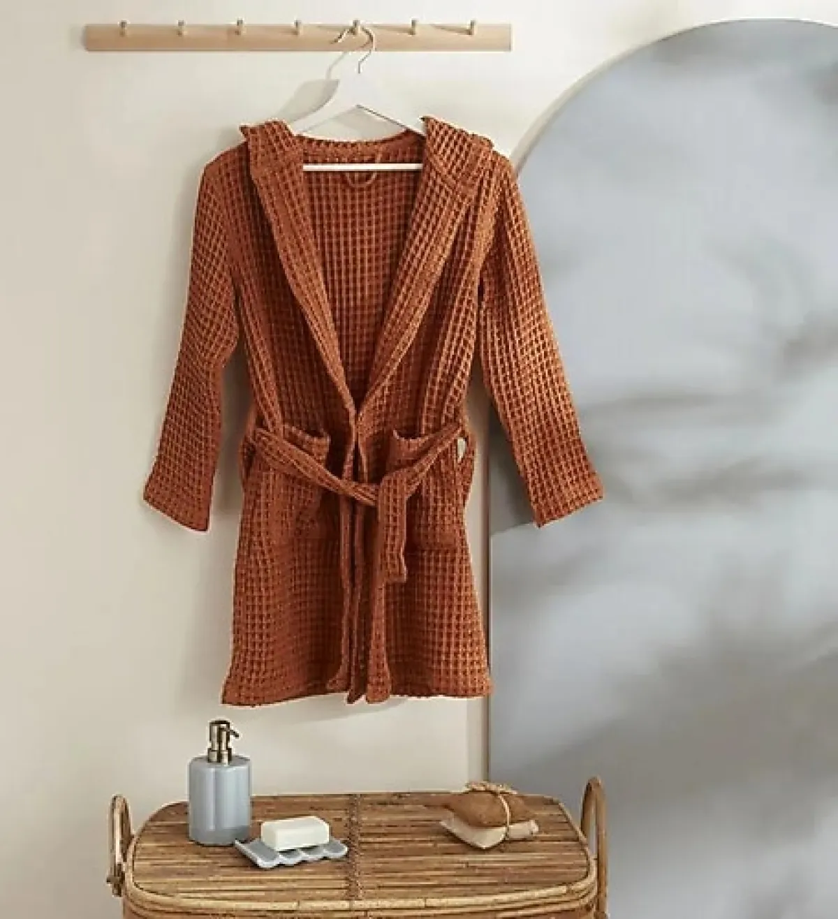 Karaca Home Young Lesley Pamuklu Gofre Bornoz