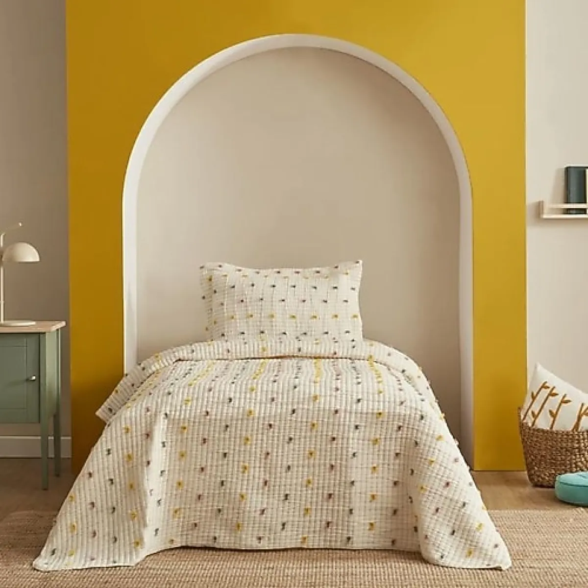 Karaca Home Young Rainbow Tek Kişilik Yatak Örtüsü Takımı