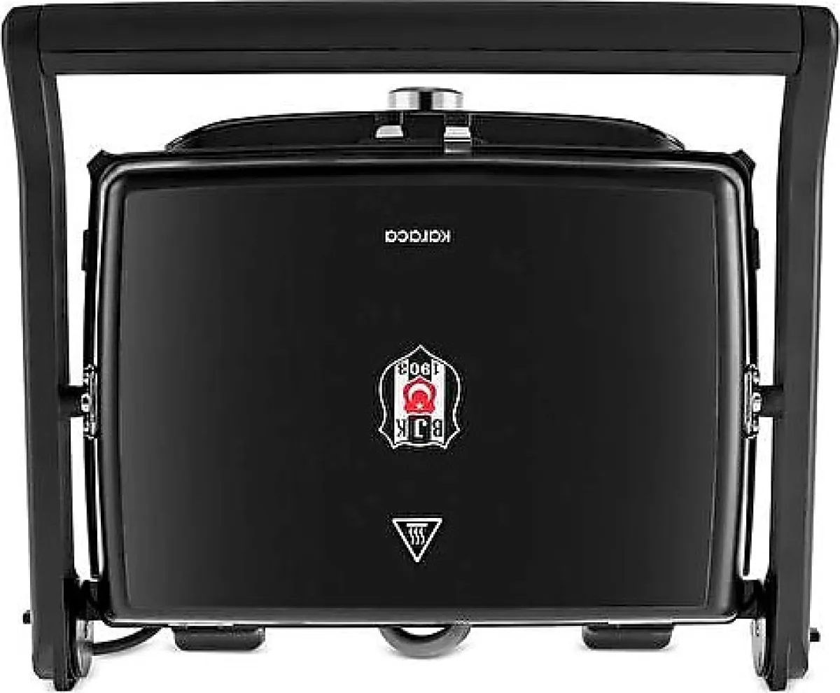 Karaca Lisanslı Taraftar Logo Plakalı 2400 W Beşiktaş Tost Makinesi