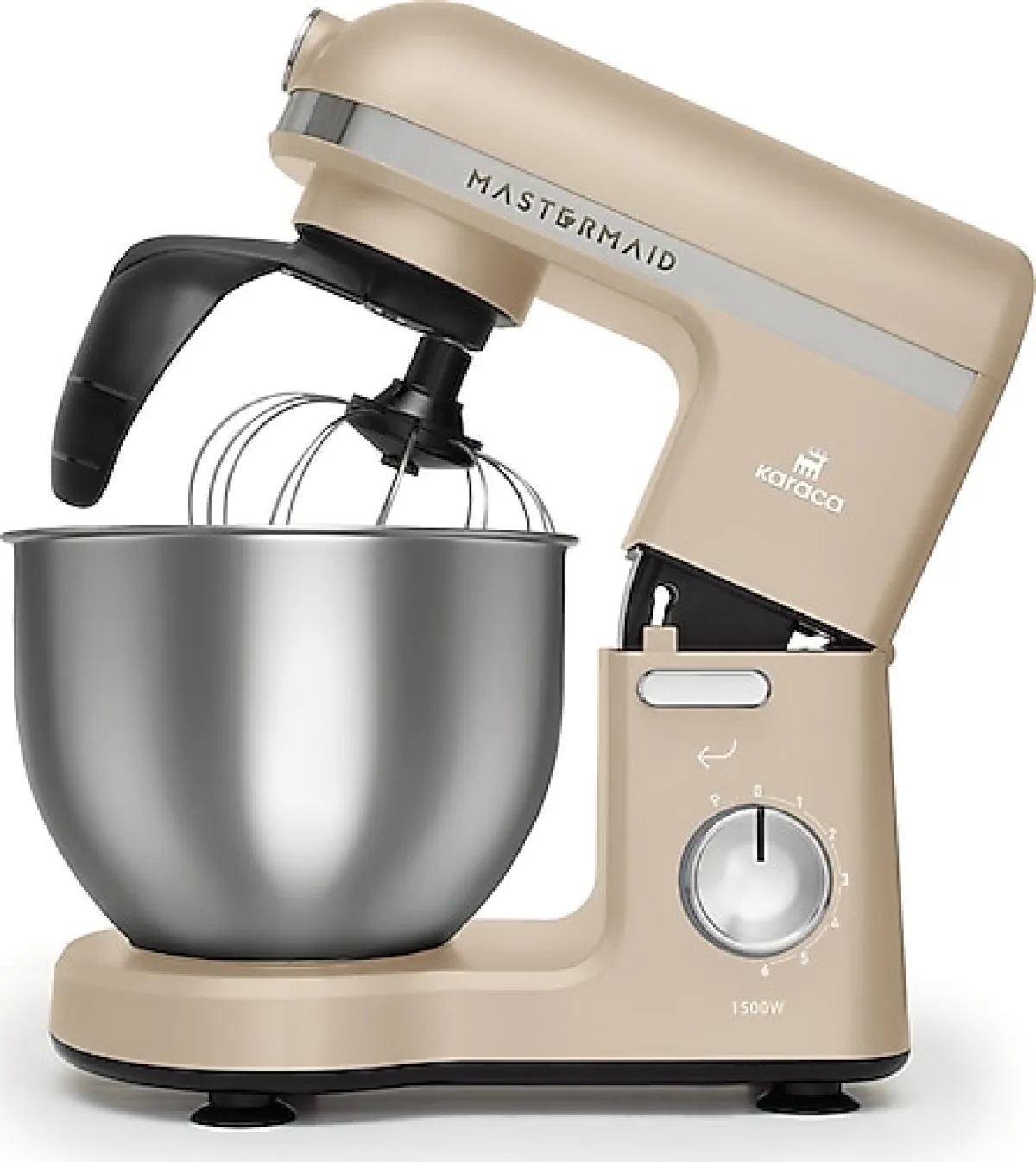 Karaca Mastermaid Chef Pro Çift Kollu 1500 W 5 lt Iconic Beige Mutfak Şefi