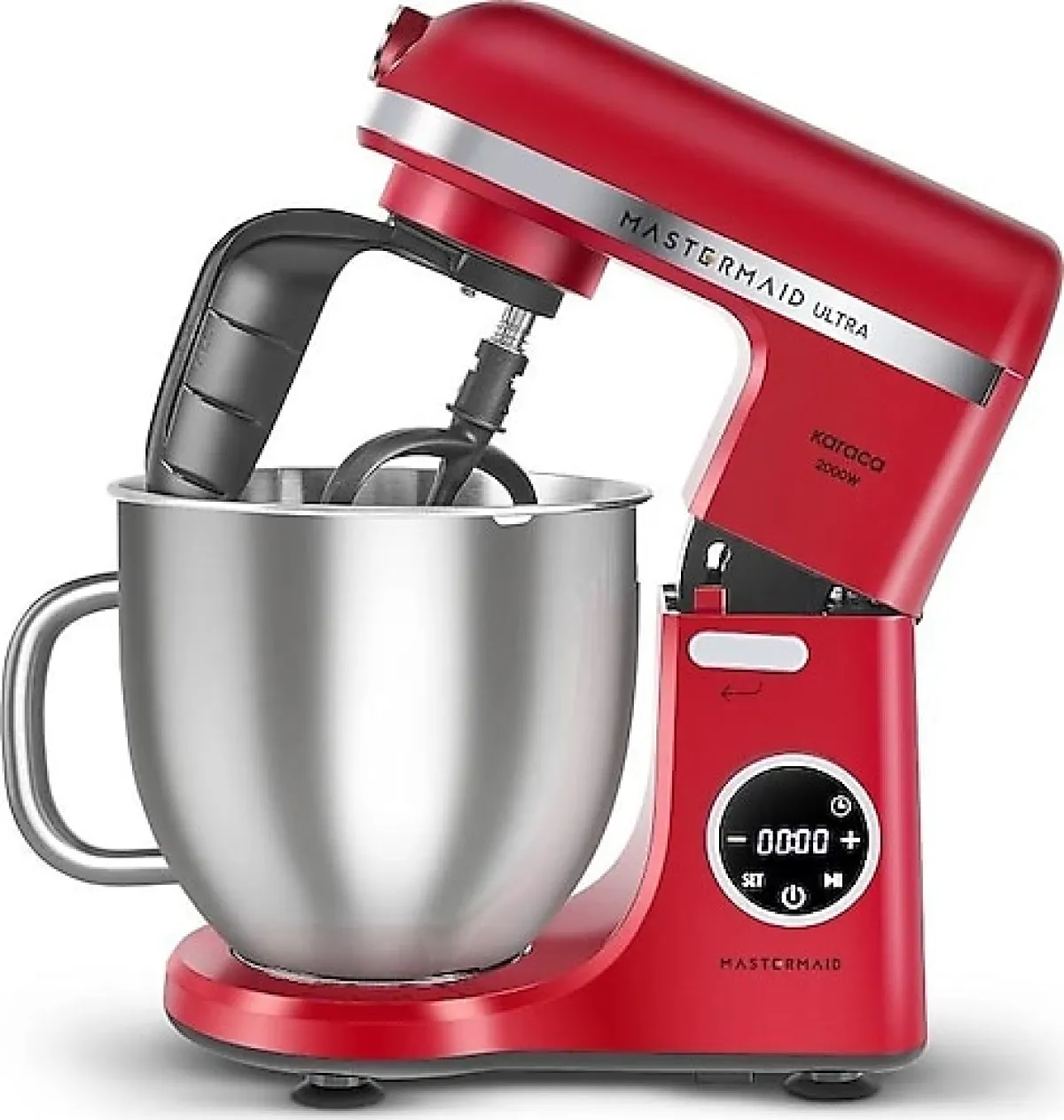 Karaca Mastermaid Chef Ultra D 2000 W Imperial Red 7 lt Hamur Yoğurma Makinesi