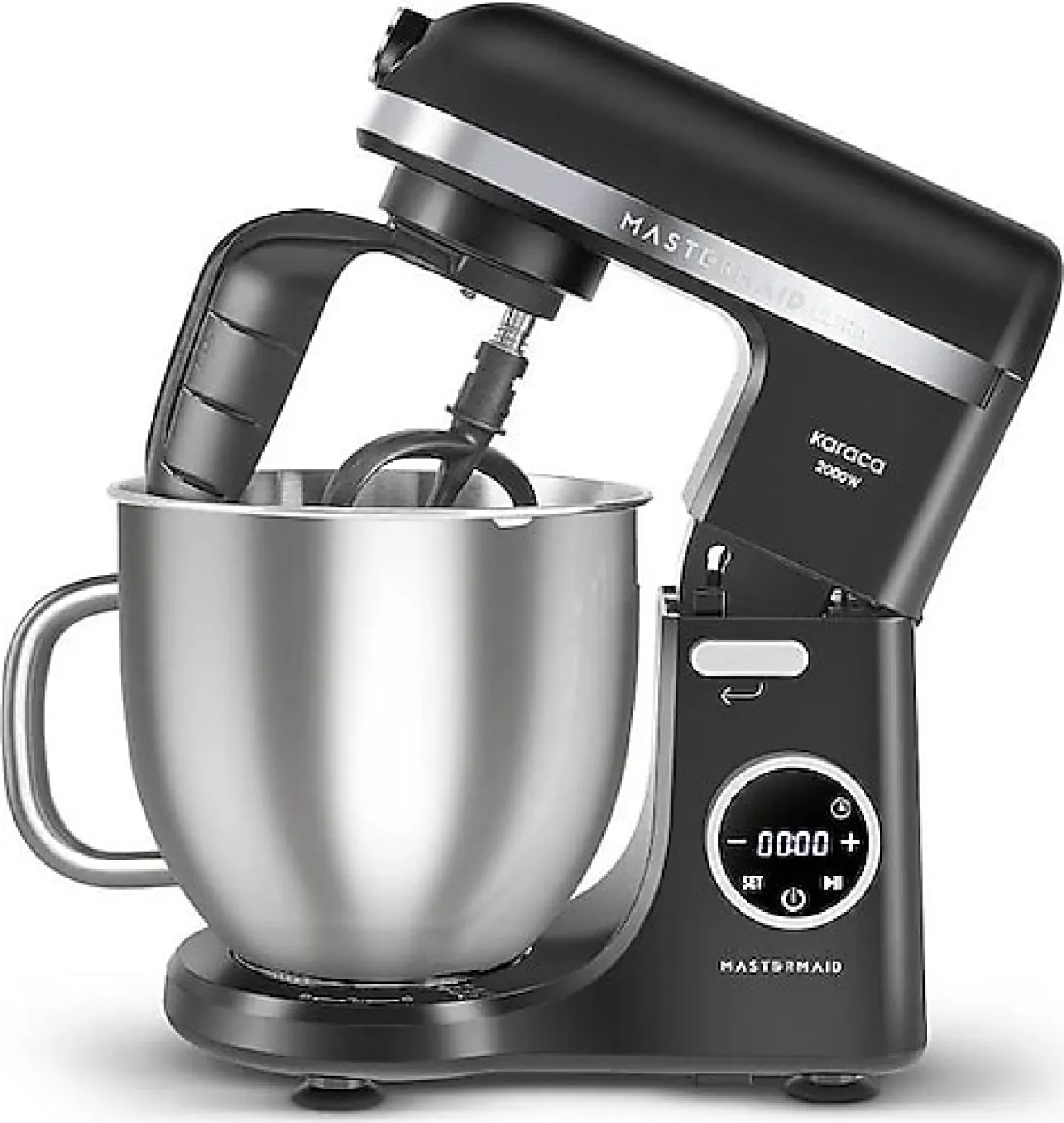 Karaca Mastermaid Chef Ultra D 2000 W Matte Black 7 lt Hamur Yoğurma Makinesi