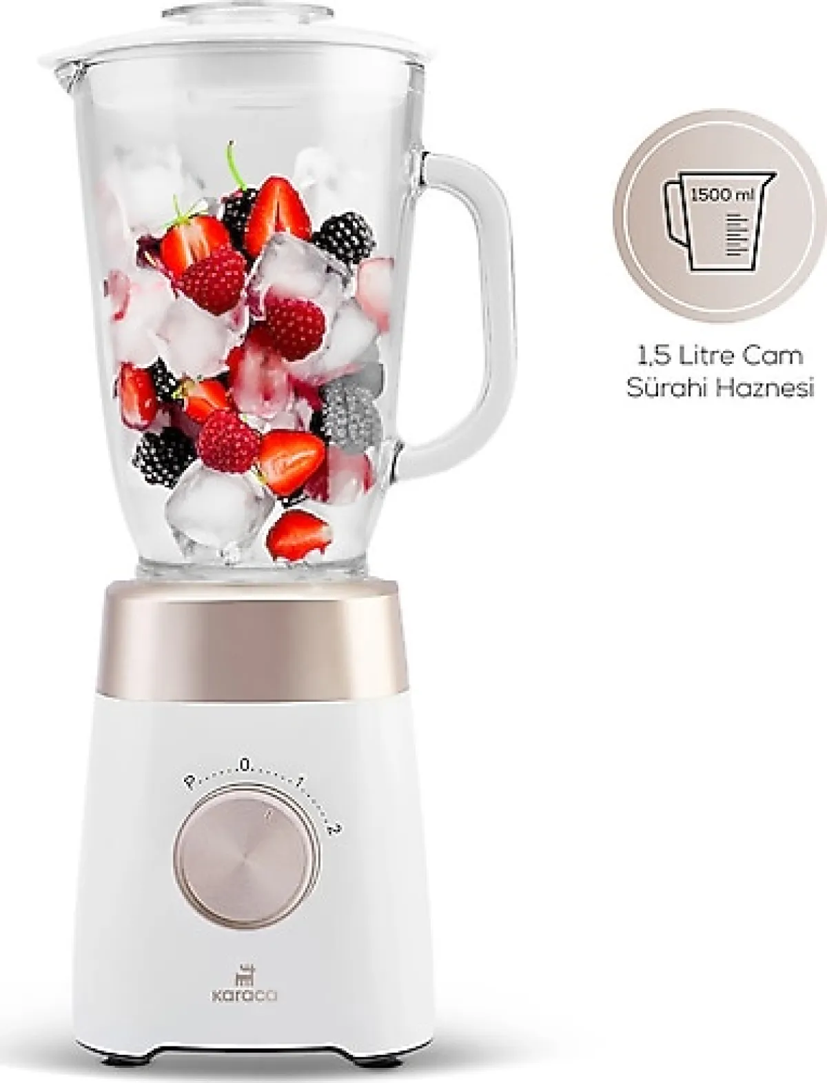 Karaca Multiblend 1000 W Krem Smoothie Blender