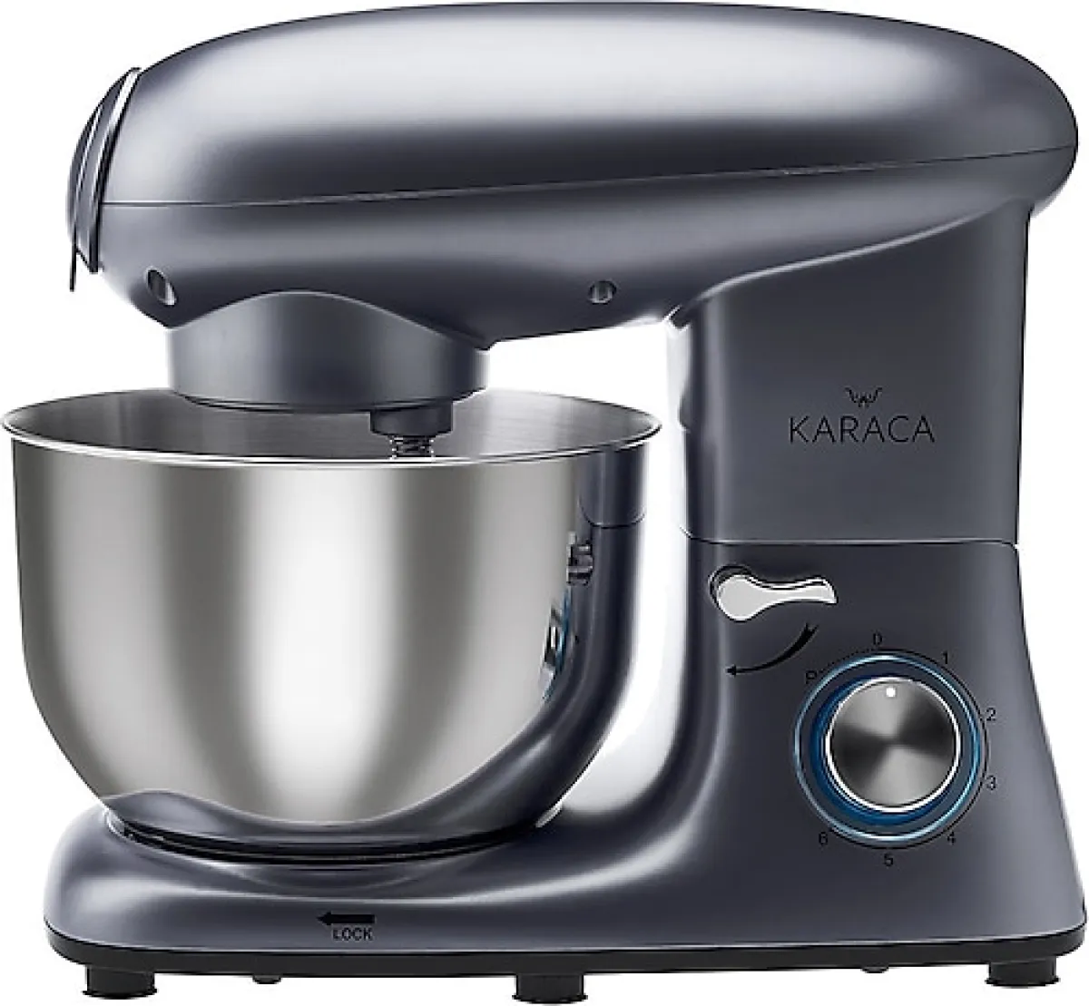 Karaca Multichef Antrasit 5.5 lt 1900 W Stand Mikser