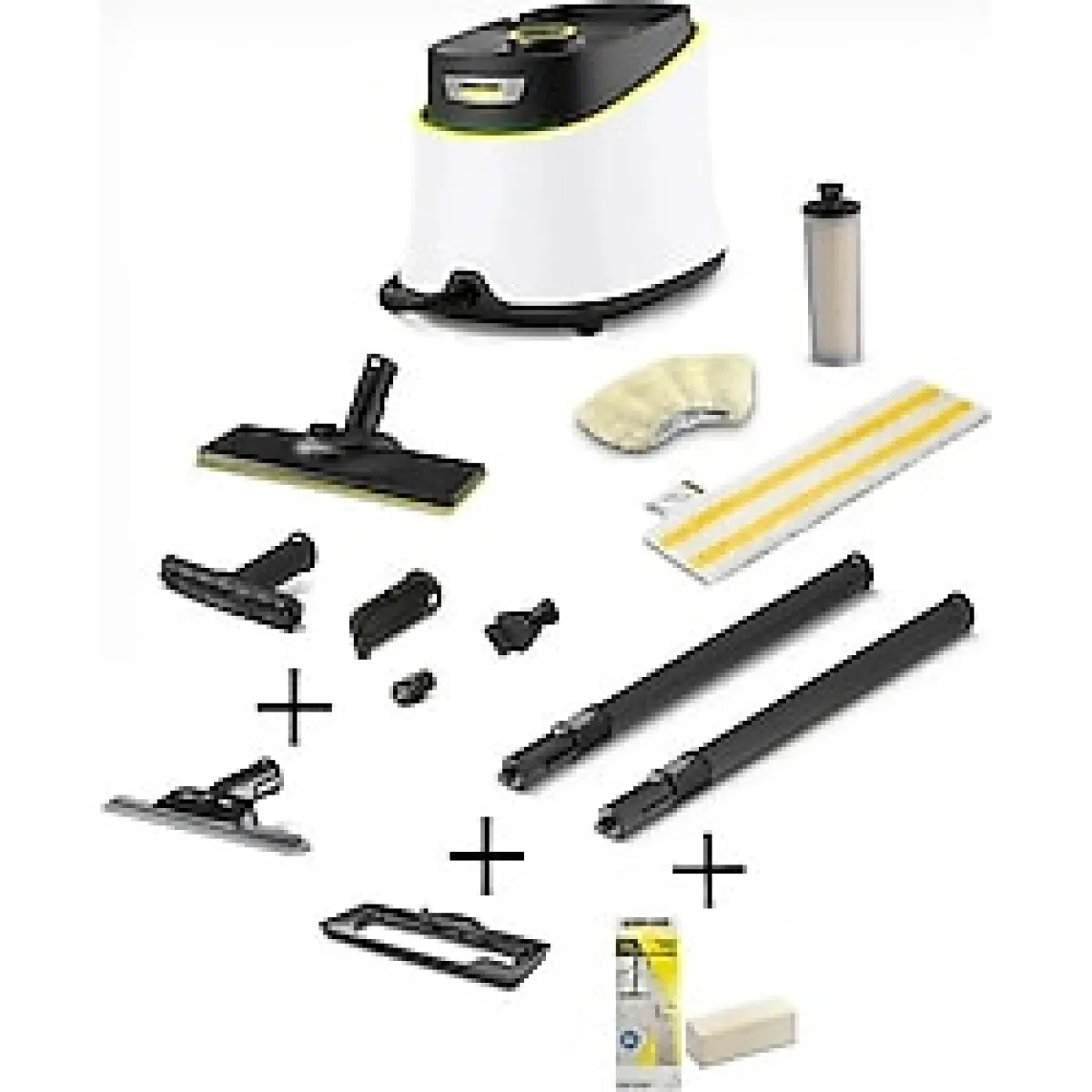 Karcher Sc 3 Delux Buharlı Temizlik Makinesi + Cam Temizleme Aparatı + 15 Mikrofiber Bez + Halı Başlığı