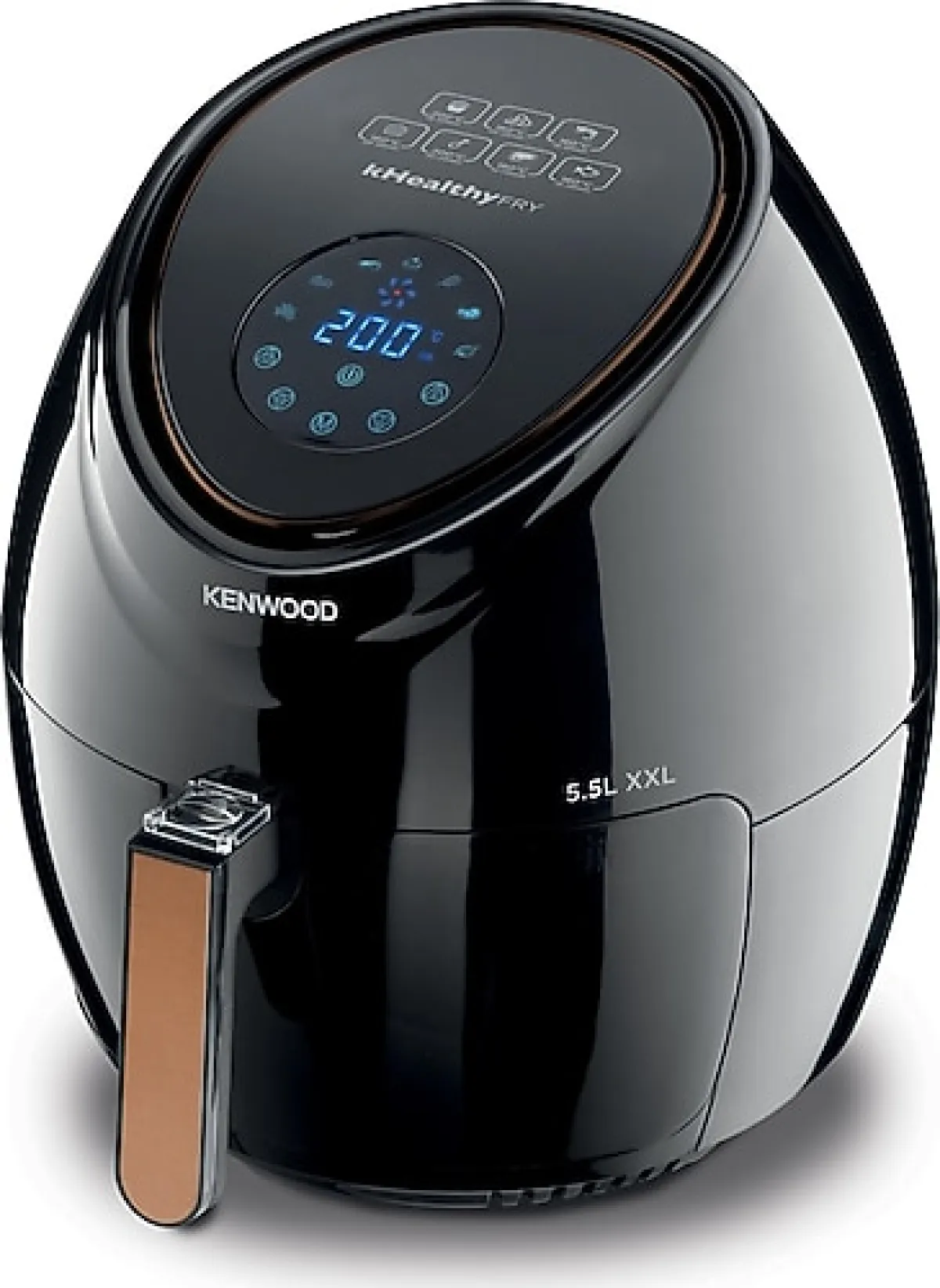 Kenwood Air Fryer XXL HFP50.000BK 5.5 lt Siyah Yağsız Fritöz