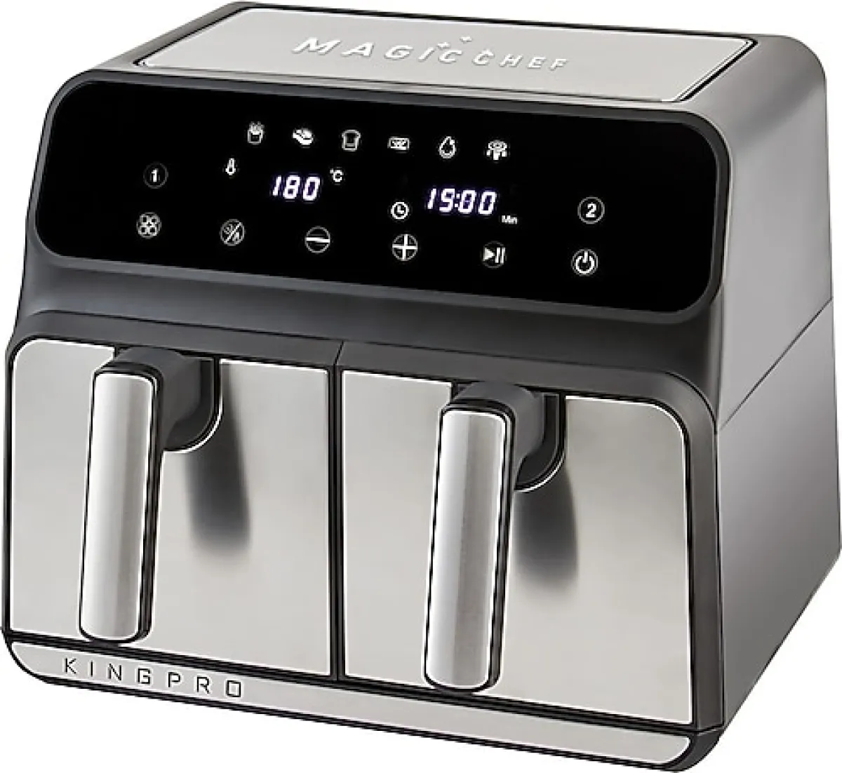 Kingpro KYF28 MagicChef XXL 4+4 lt Yağsız Fritöz