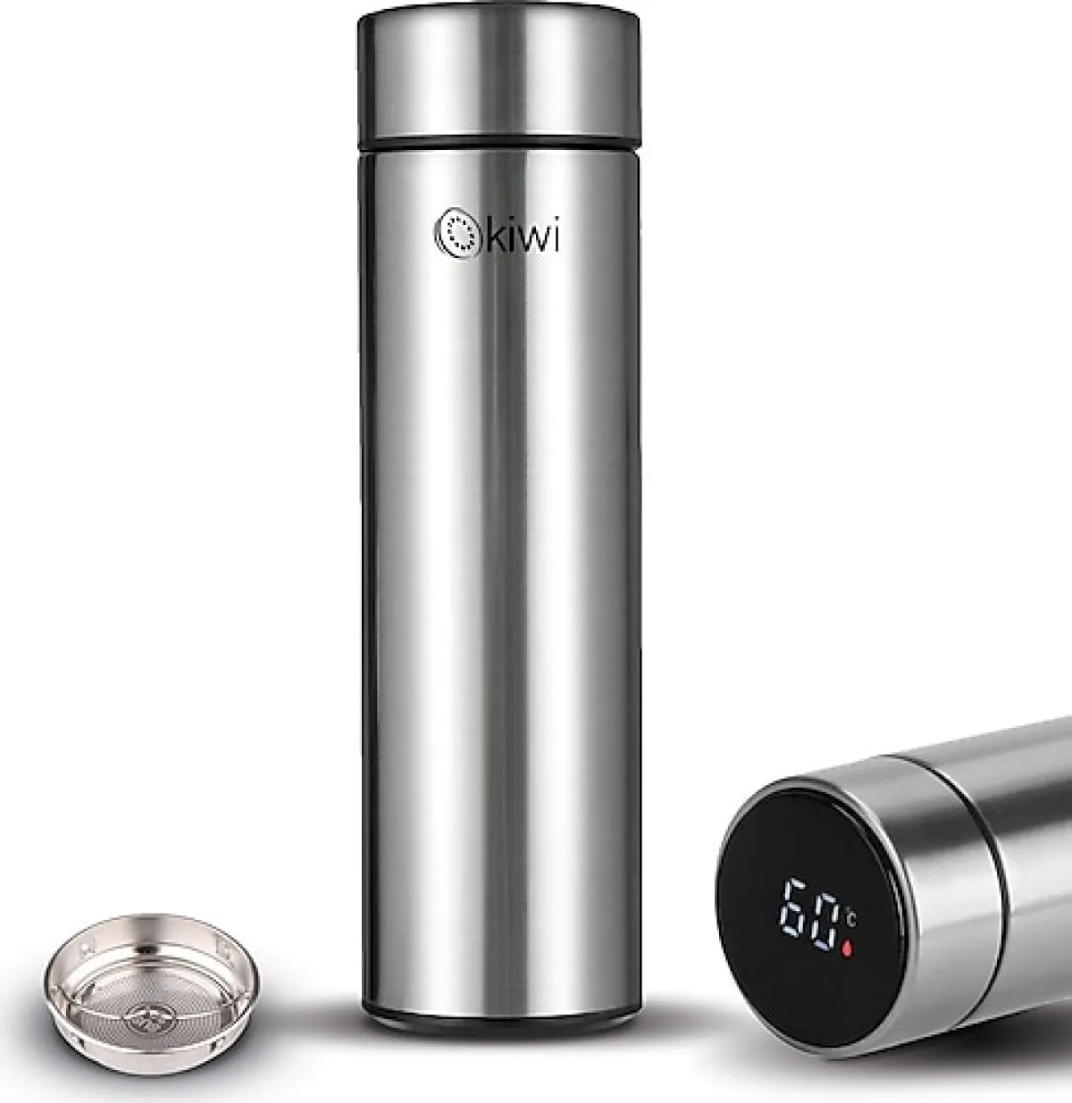 Kiwi KT-8683 Dijital Göstergeli 480 ml Çelik Termos