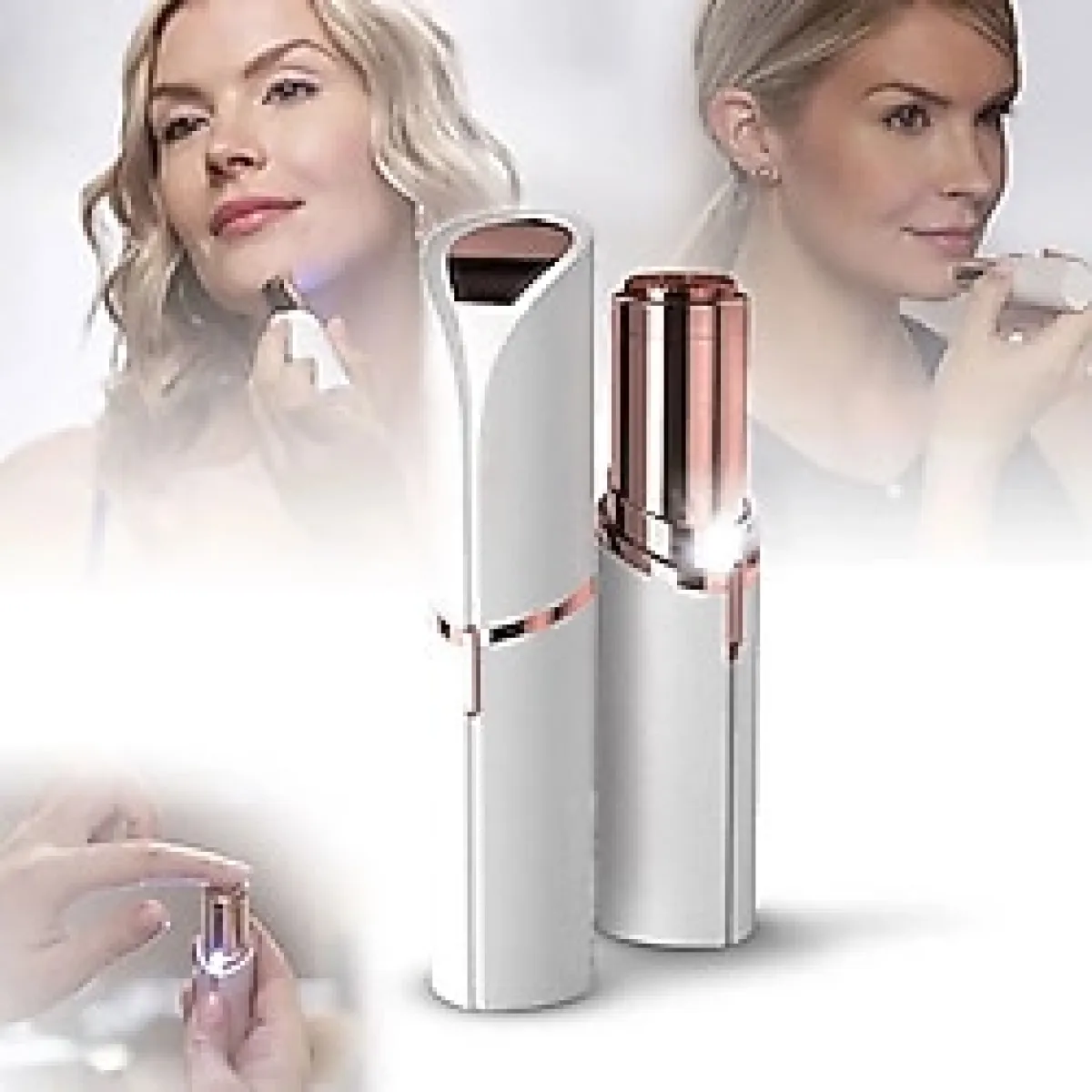 Kochler Roxy Perfect Shaver Taşınabilir Pilli Kaş ve Yüz Tüy Alma Cihazı - Pratik Epilasyon Aleti