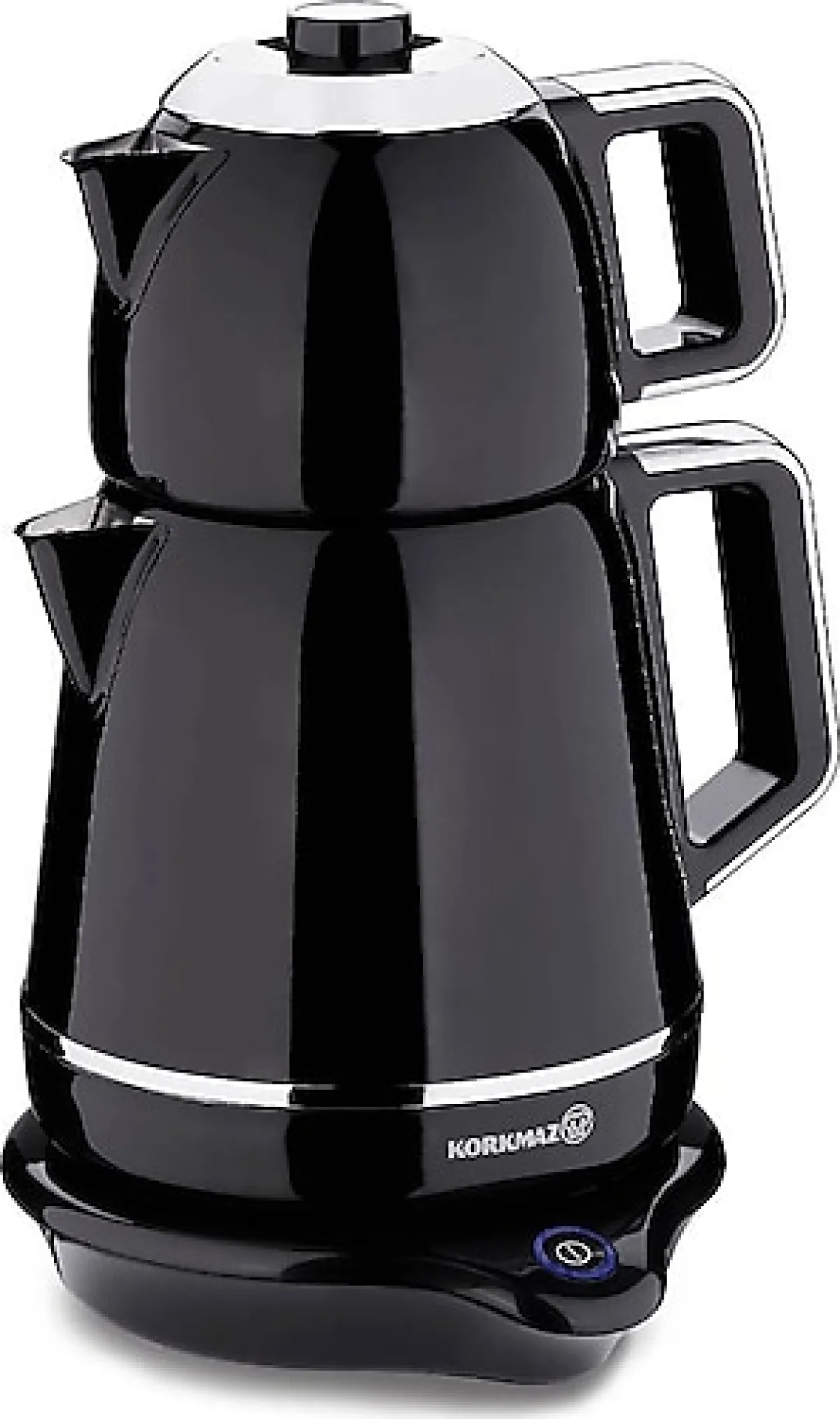 Korkmaz A332-04 Demiks Siyah Krom 2000 W Çelik Çay Makinesi