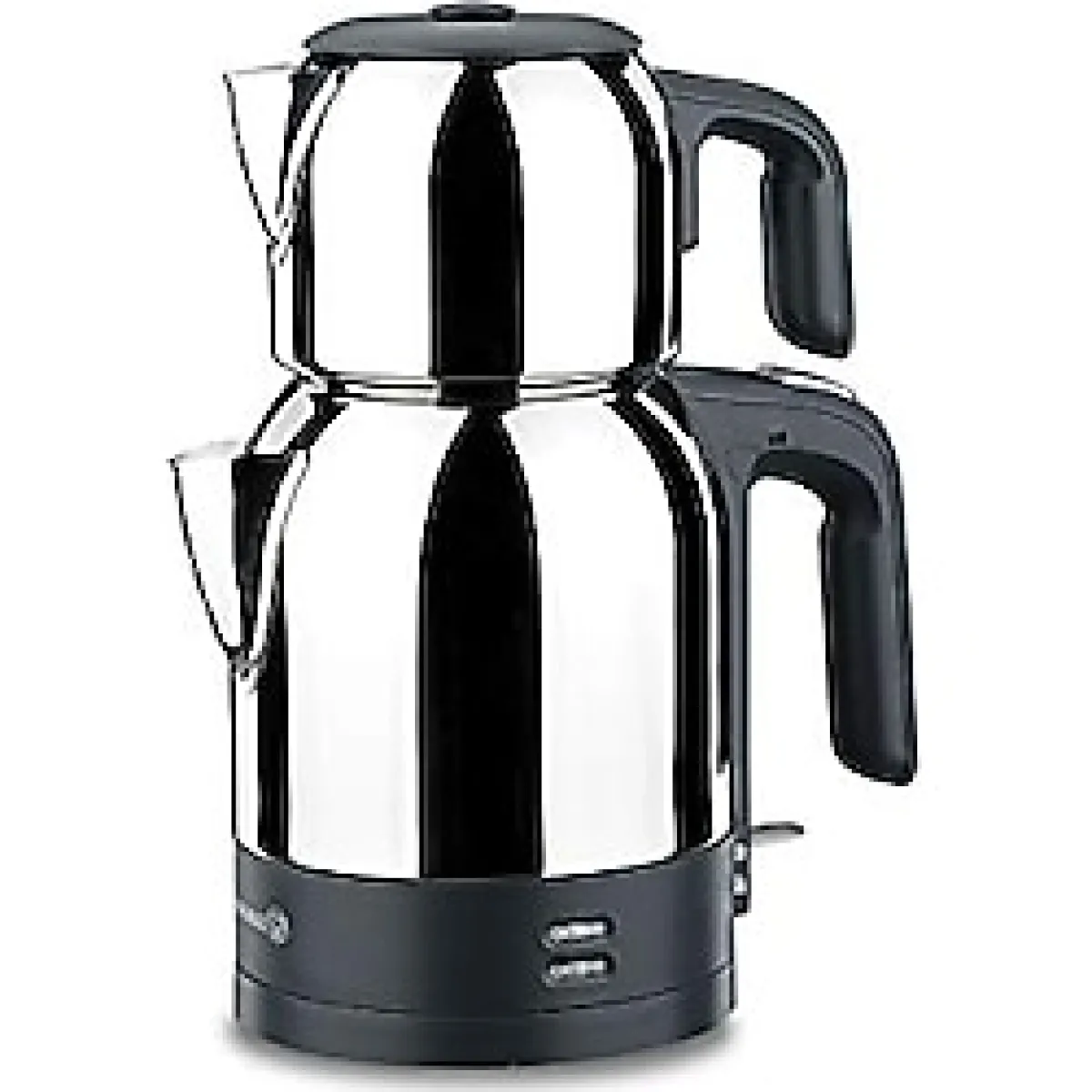 Korkmaz Demkolik Inox/Siyah Elektrikli Çaydanlık