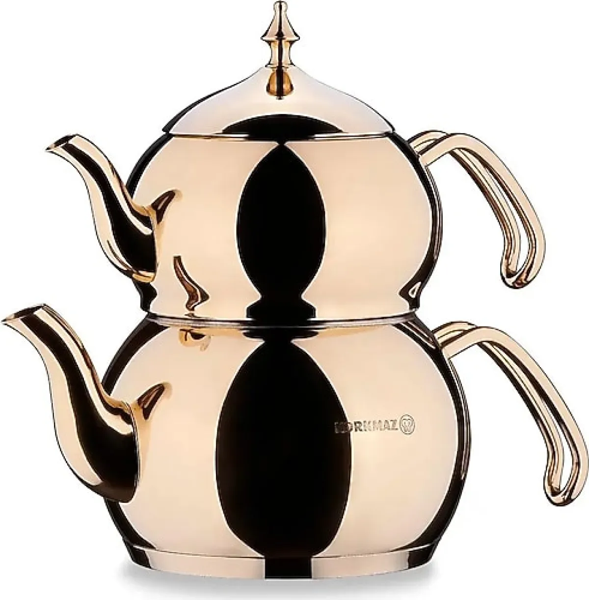 Korkmaz Hanedan Gold Premium A222-02 Çelik Çaydanlık