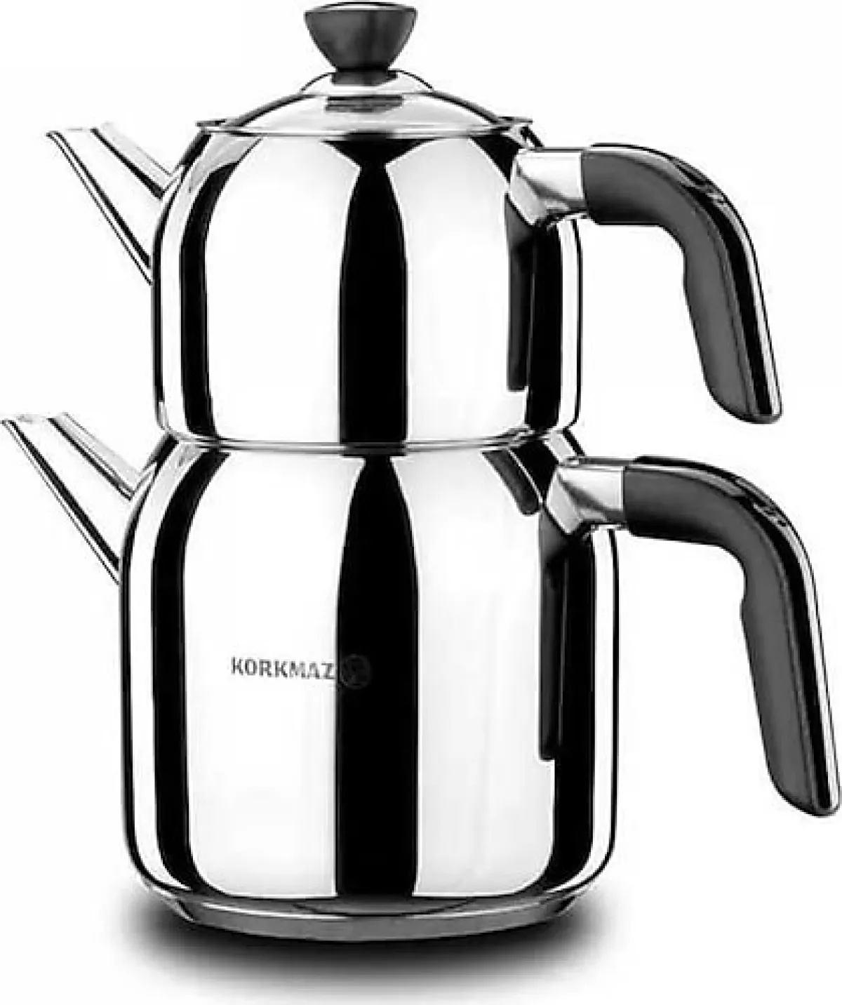 Korkmaz Kappa A078-01 Orta Boy Çelik Çaydanlık