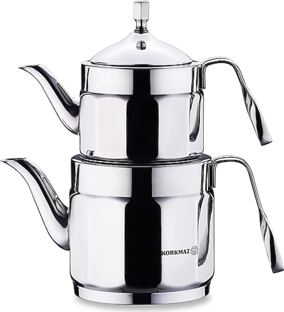 Korkmaz Nostaljia Maxi Boy Çelik Çaydanlık
